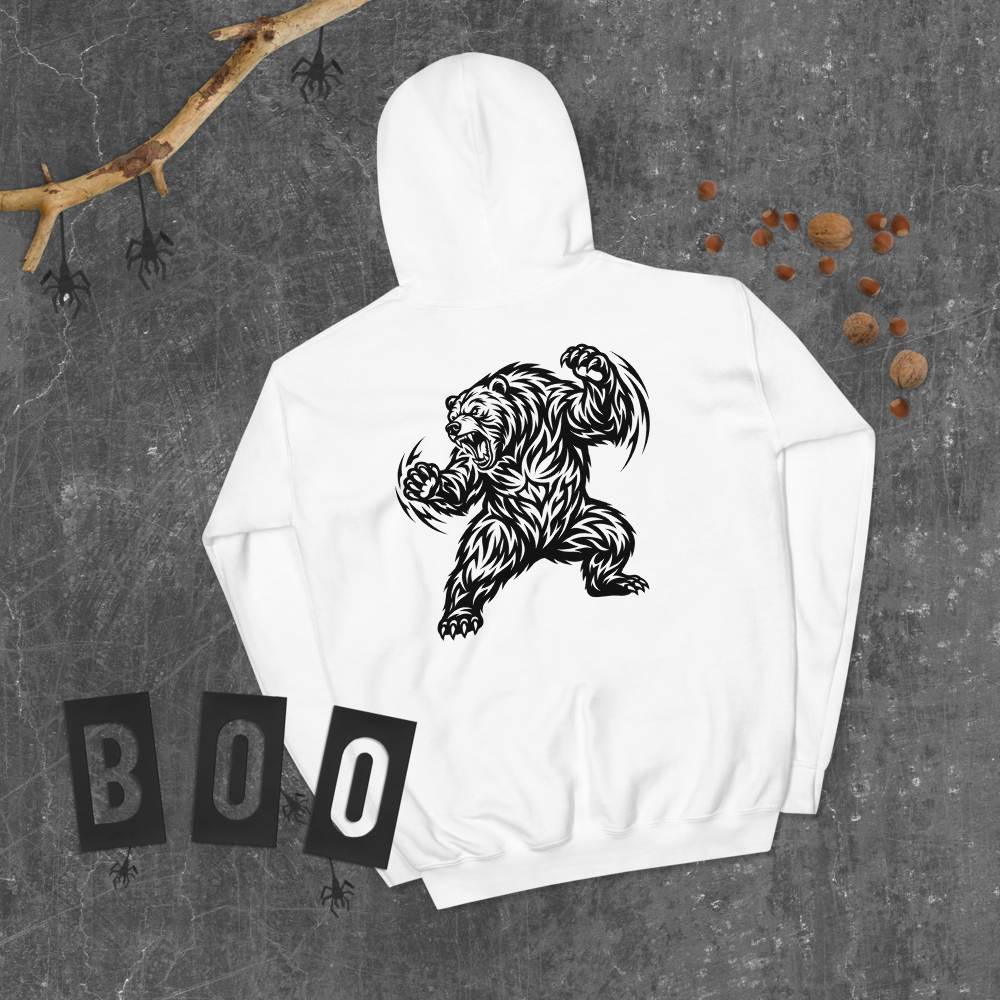 Sweat à capuche ours sauvage