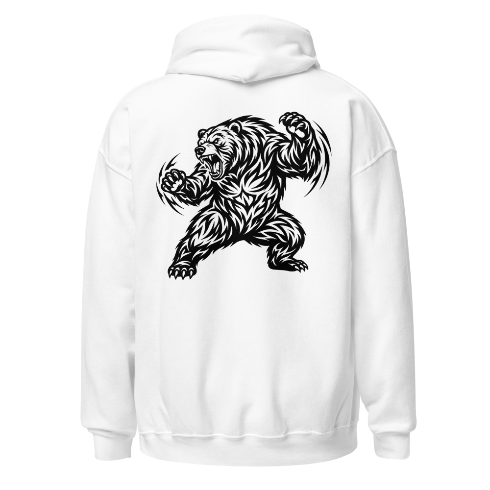 Sweat à capuche ours sauvage