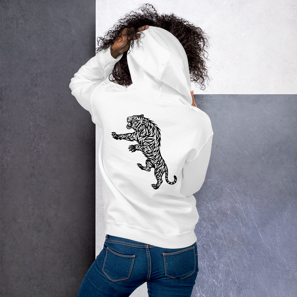Sweat à capuche tigre
