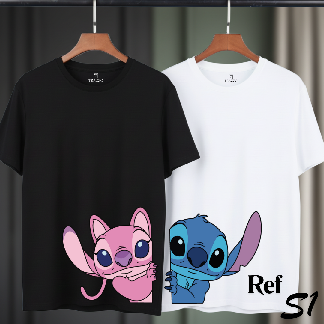 Stitch y Angela - San Valentķn Sv-Ct,Premium 280g