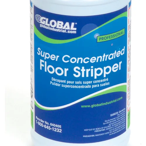 Global Industrial™ Super Concentrated Floor Stripper, 1 Quart Bottle, 6/Case