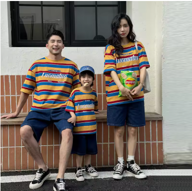 Colorful Family Matching Outfits