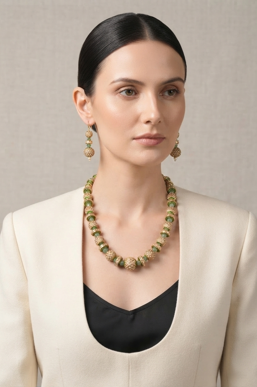 Traditional Beaded Jewelry Set