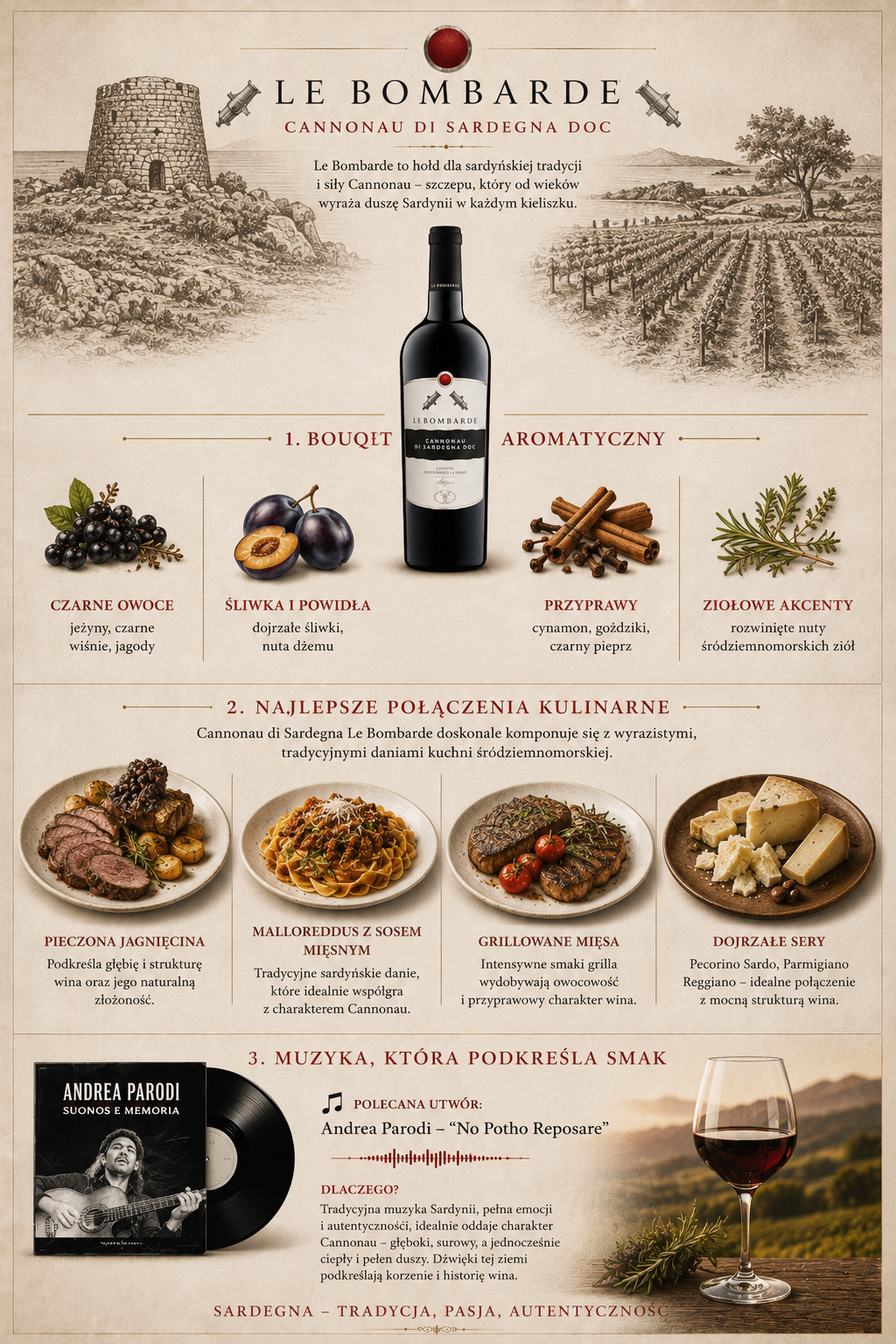  Cannonau di Sardegna DOC Le Bombarde - Cantina Santa Maria La Palma