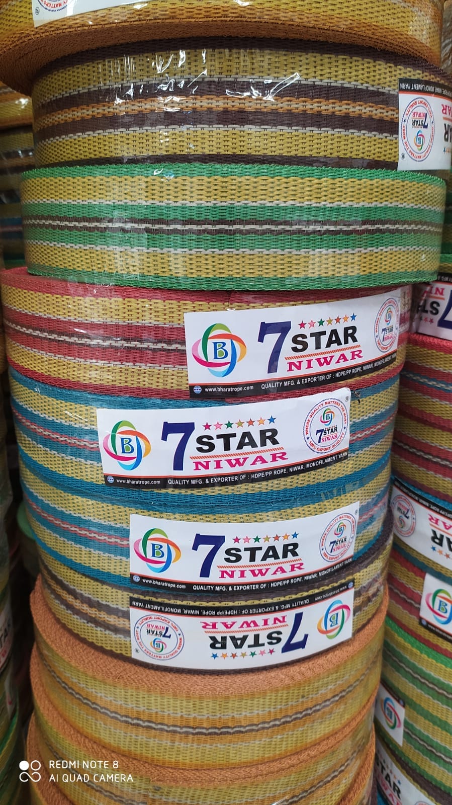 High-Durability Plastic Niwar Straps