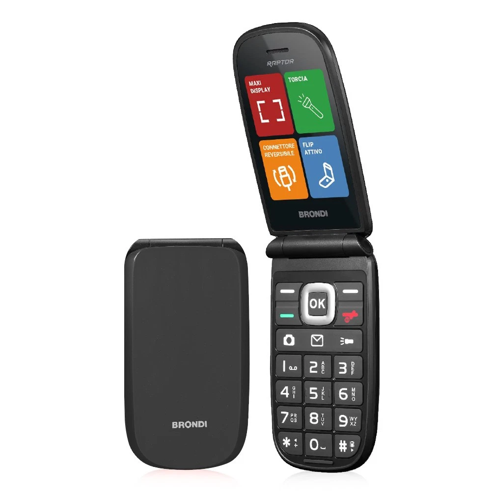 Brondi Raptor Metal – Cellulare a Conchiglia
