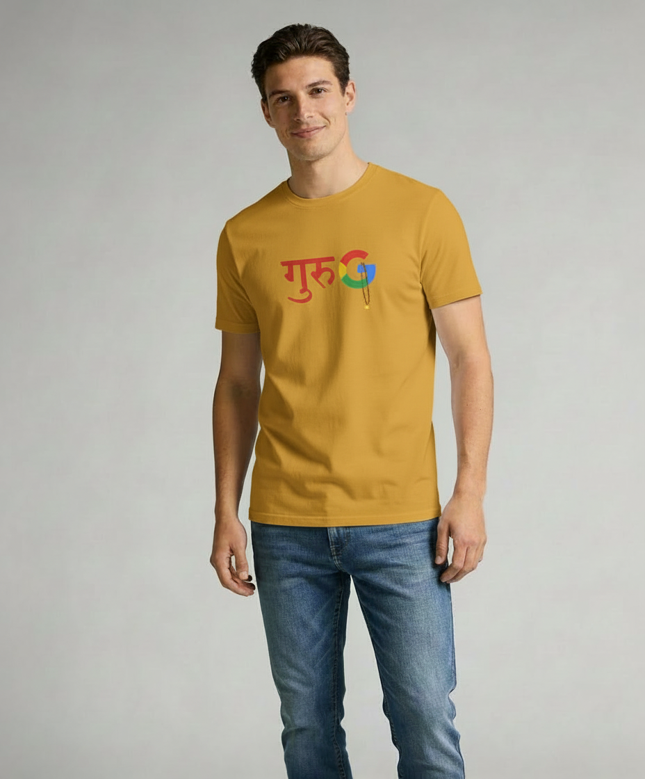 Guru Graphic Crew Neck T-Shirt
