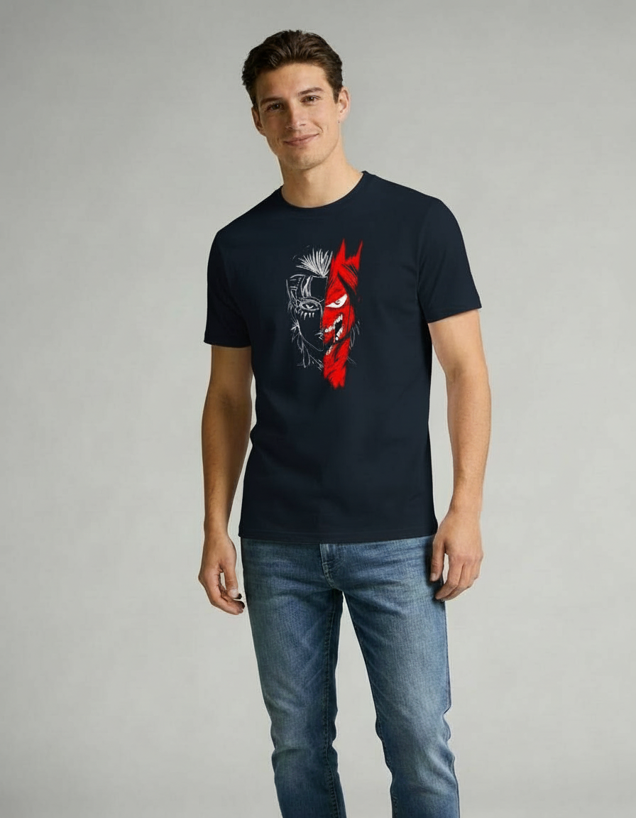 Dual Rage Graphic T-Shirt