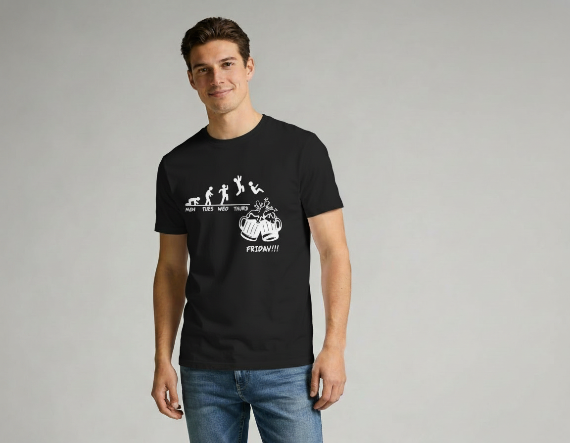 Friday Mood Graphic T-Shirt