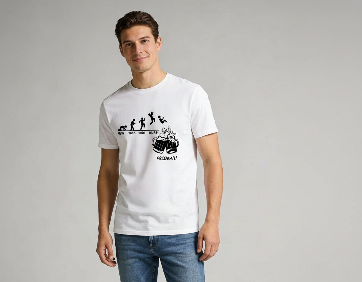 Friday Mood Graphic T-Shirt