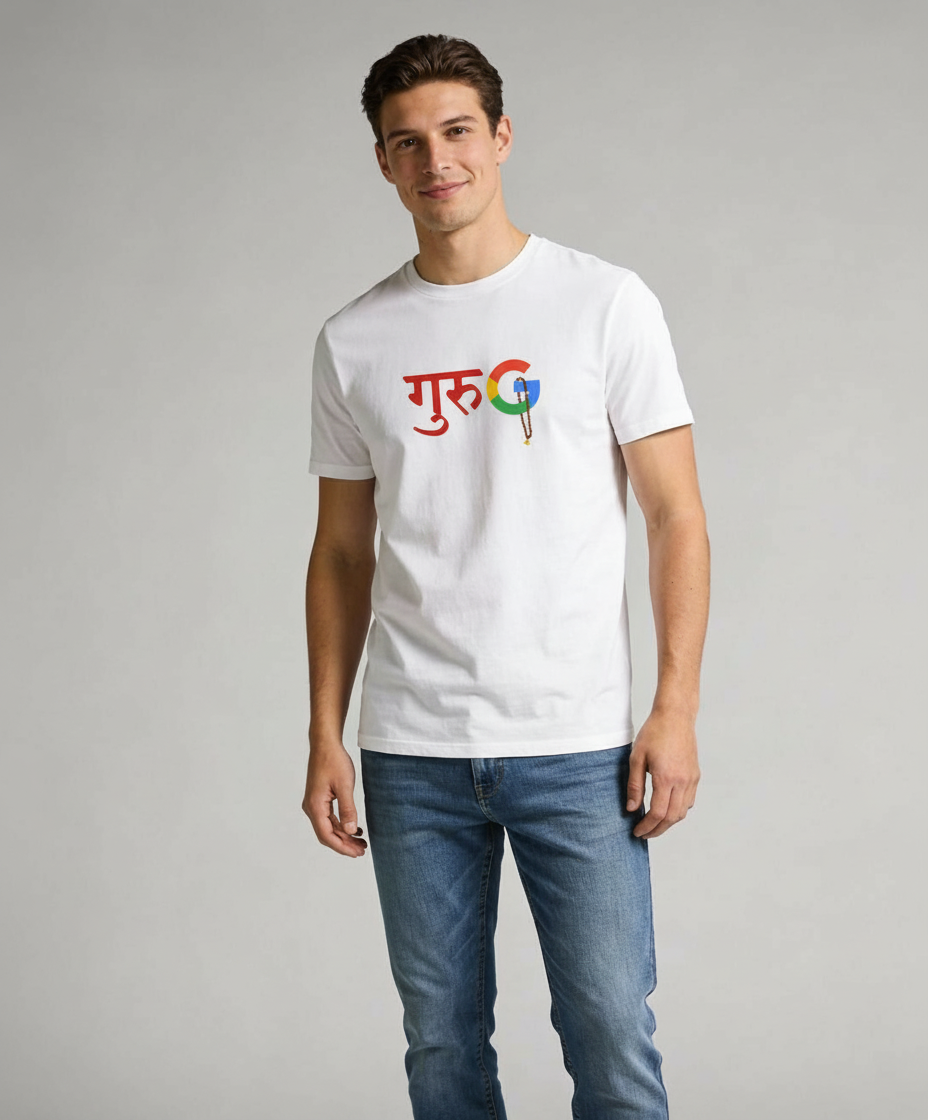 Guru Graphic Crew Neck T-Shirt