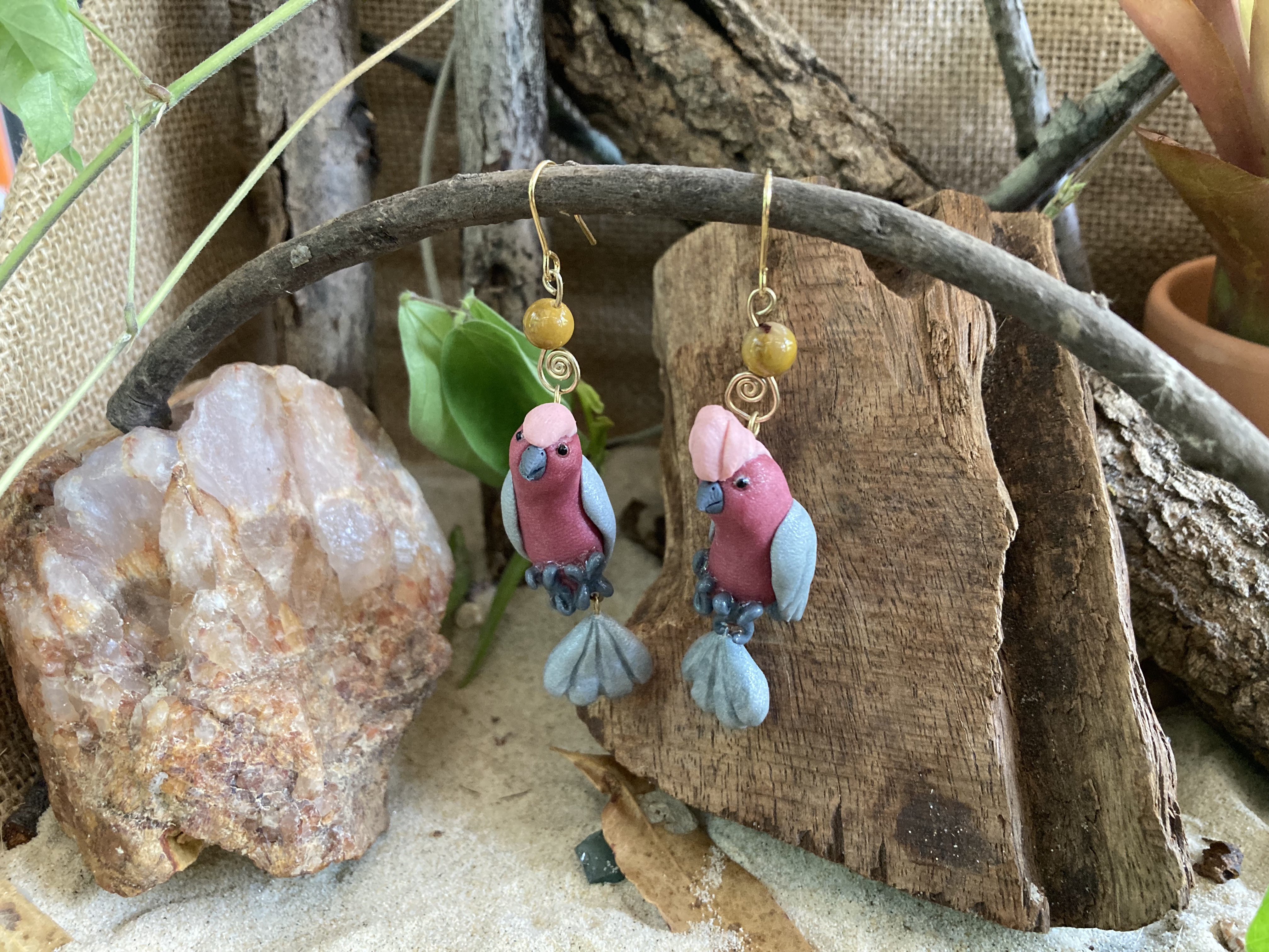 Galah Earrings