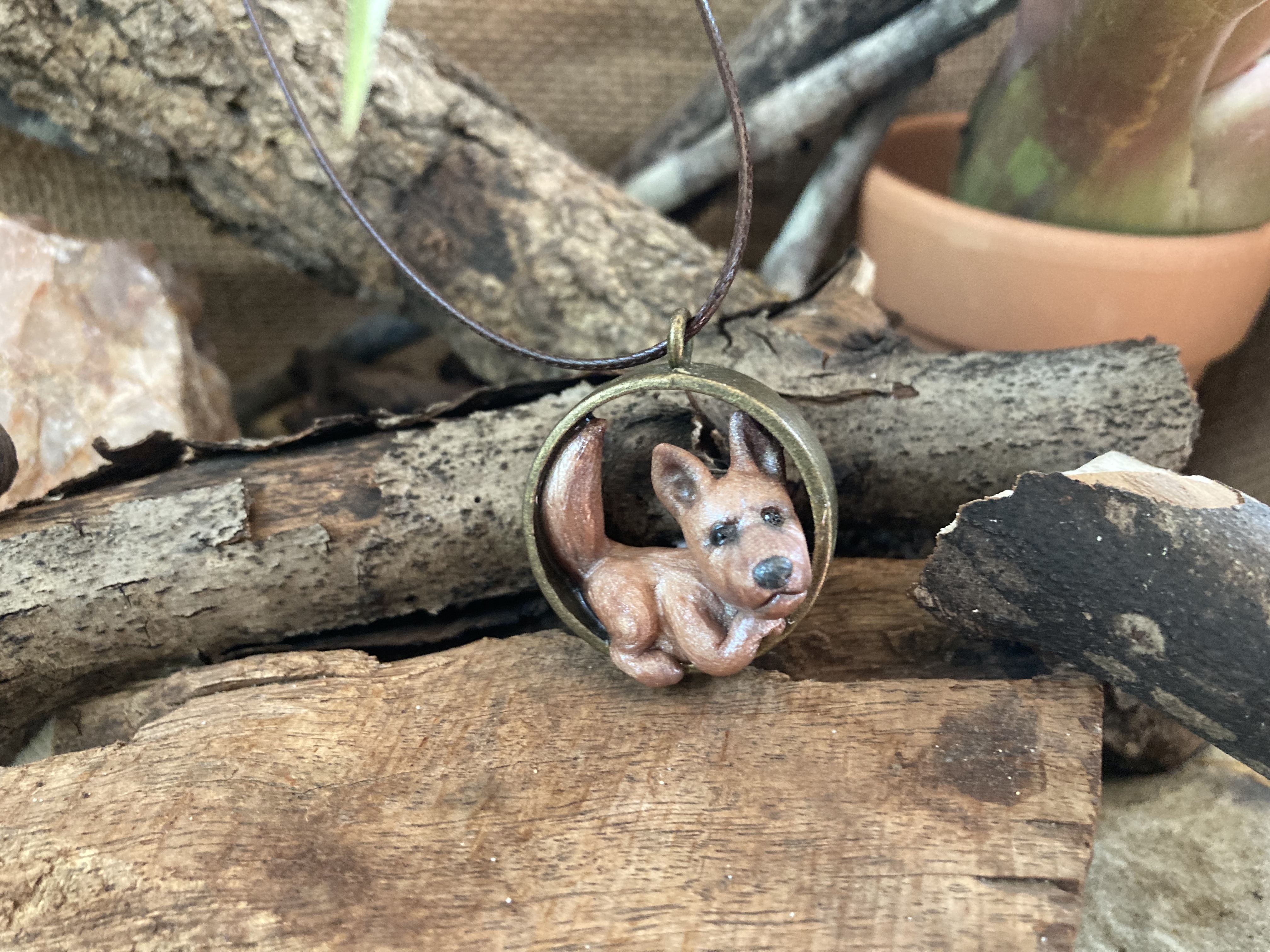 Dingo Pendant Necklace