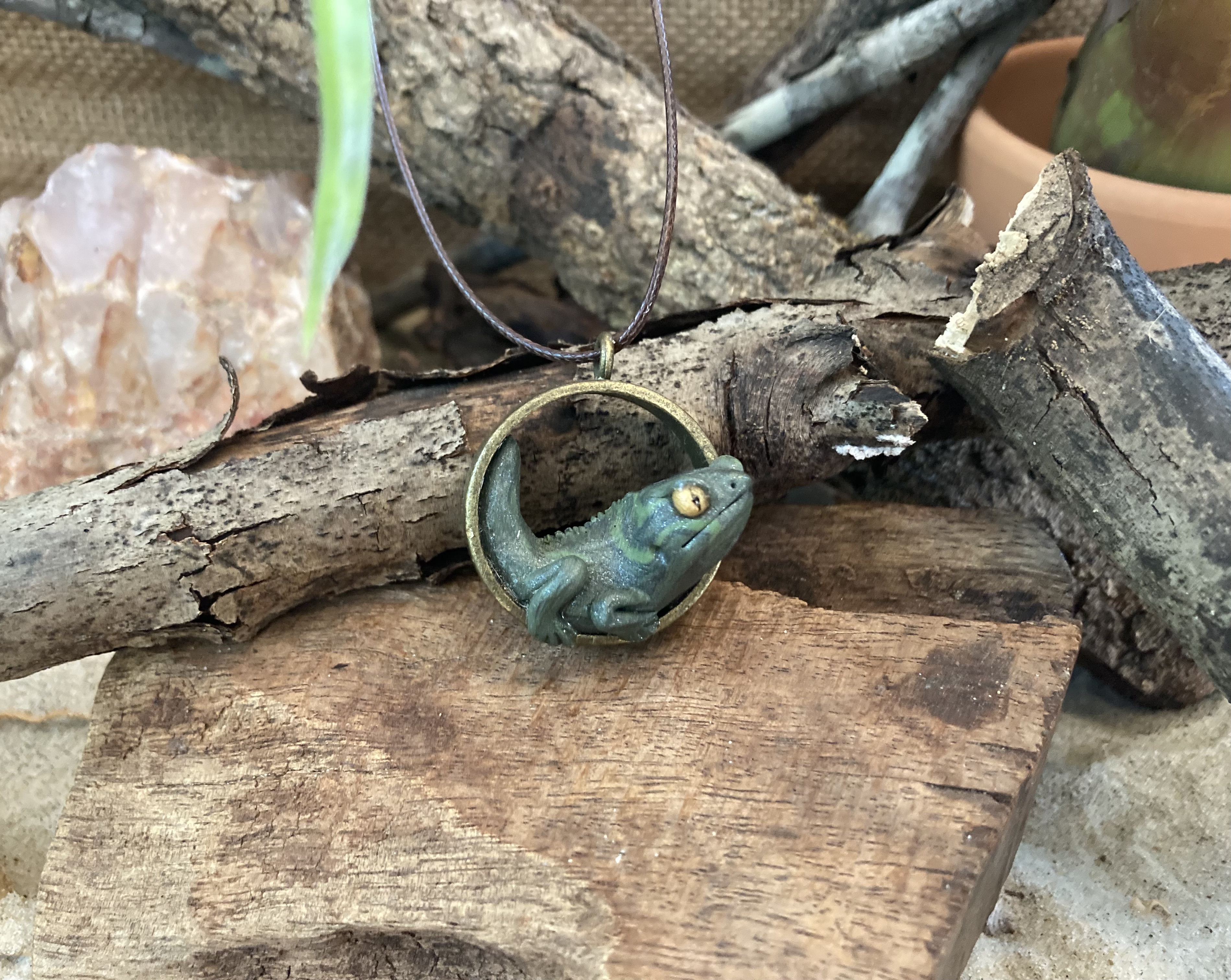 Tuatara Pendant Necklace