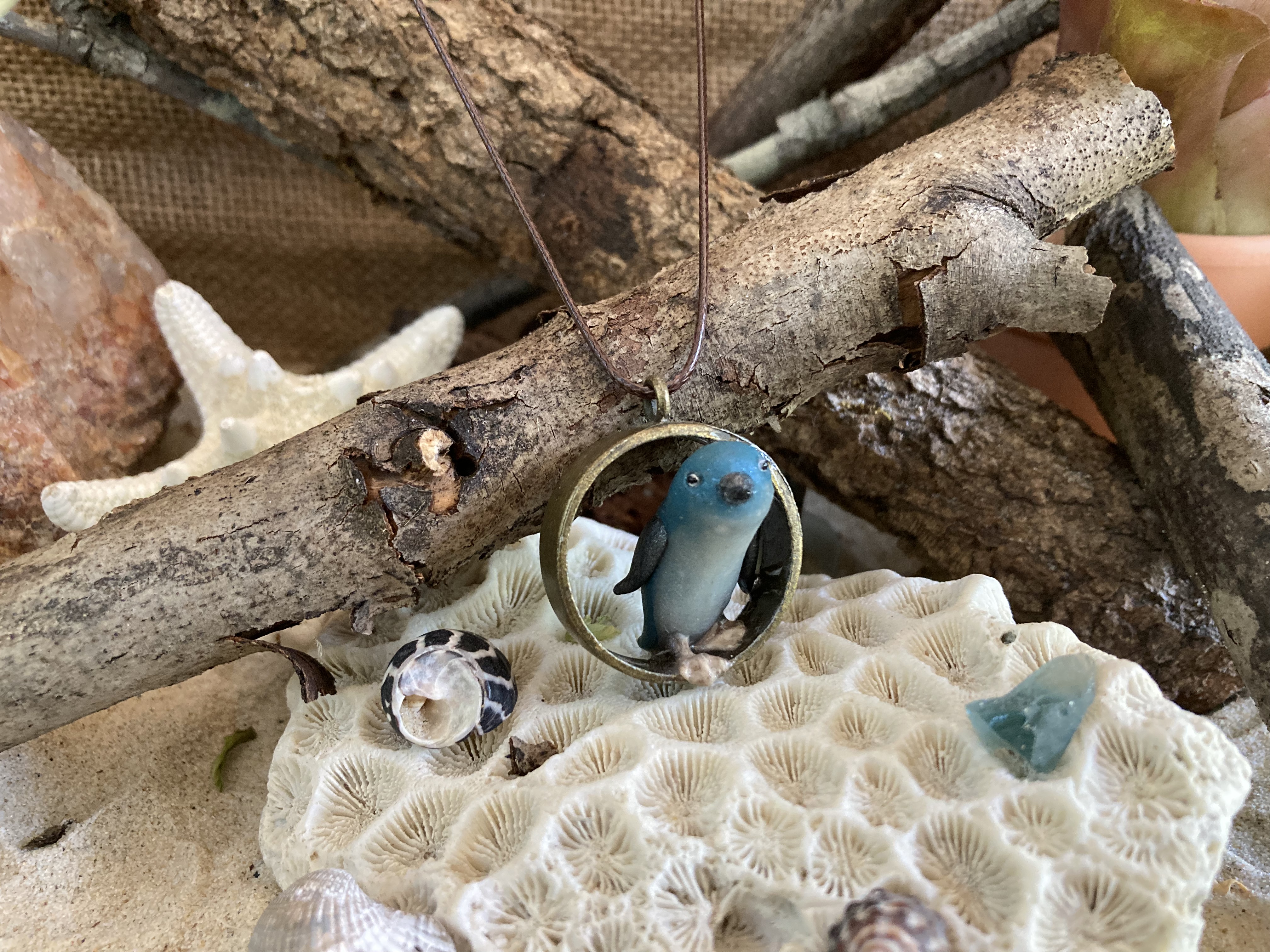 Fairy Penguin Pendant Necklace