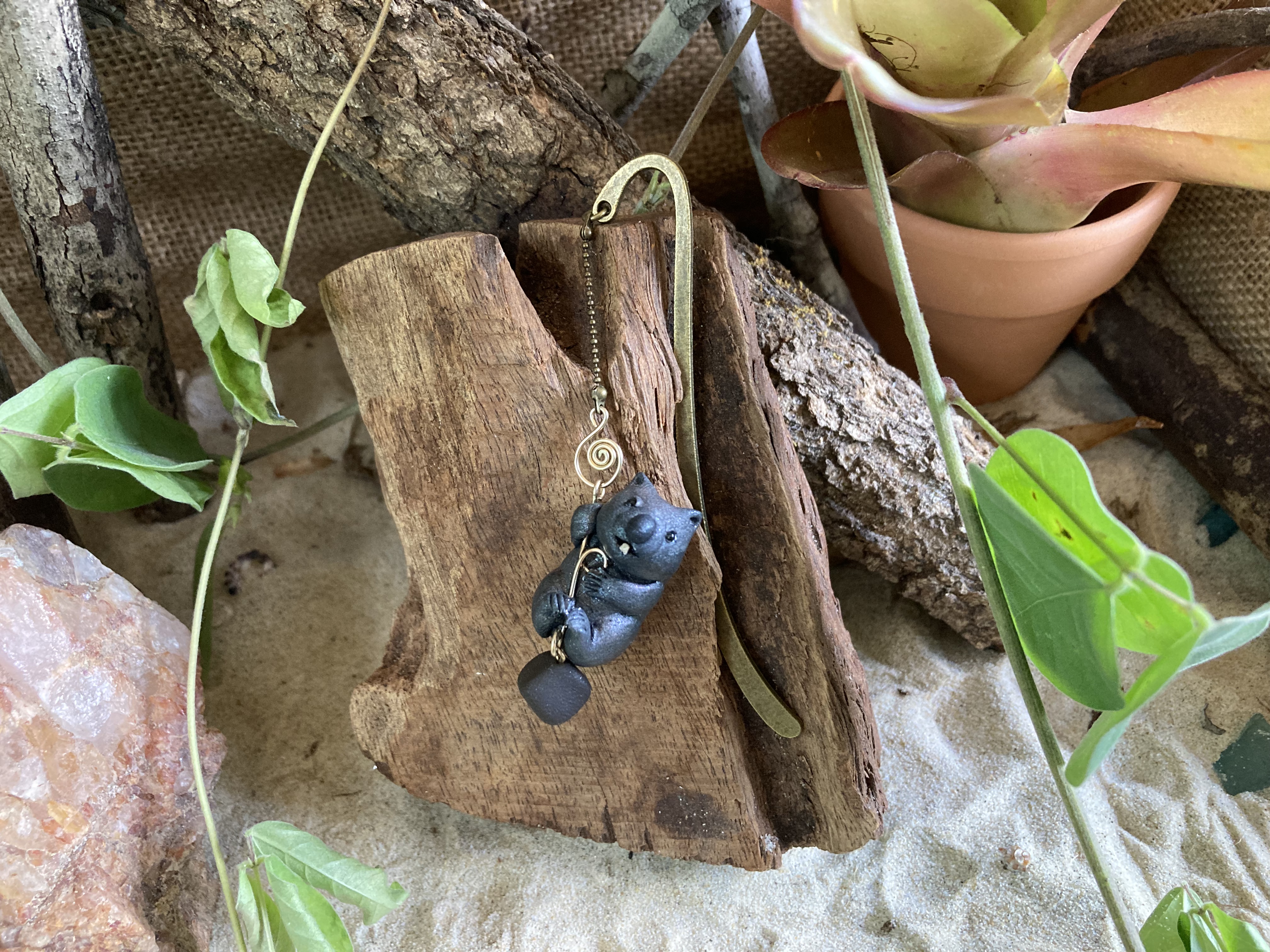 Common Wombat and Square poo Bookmark