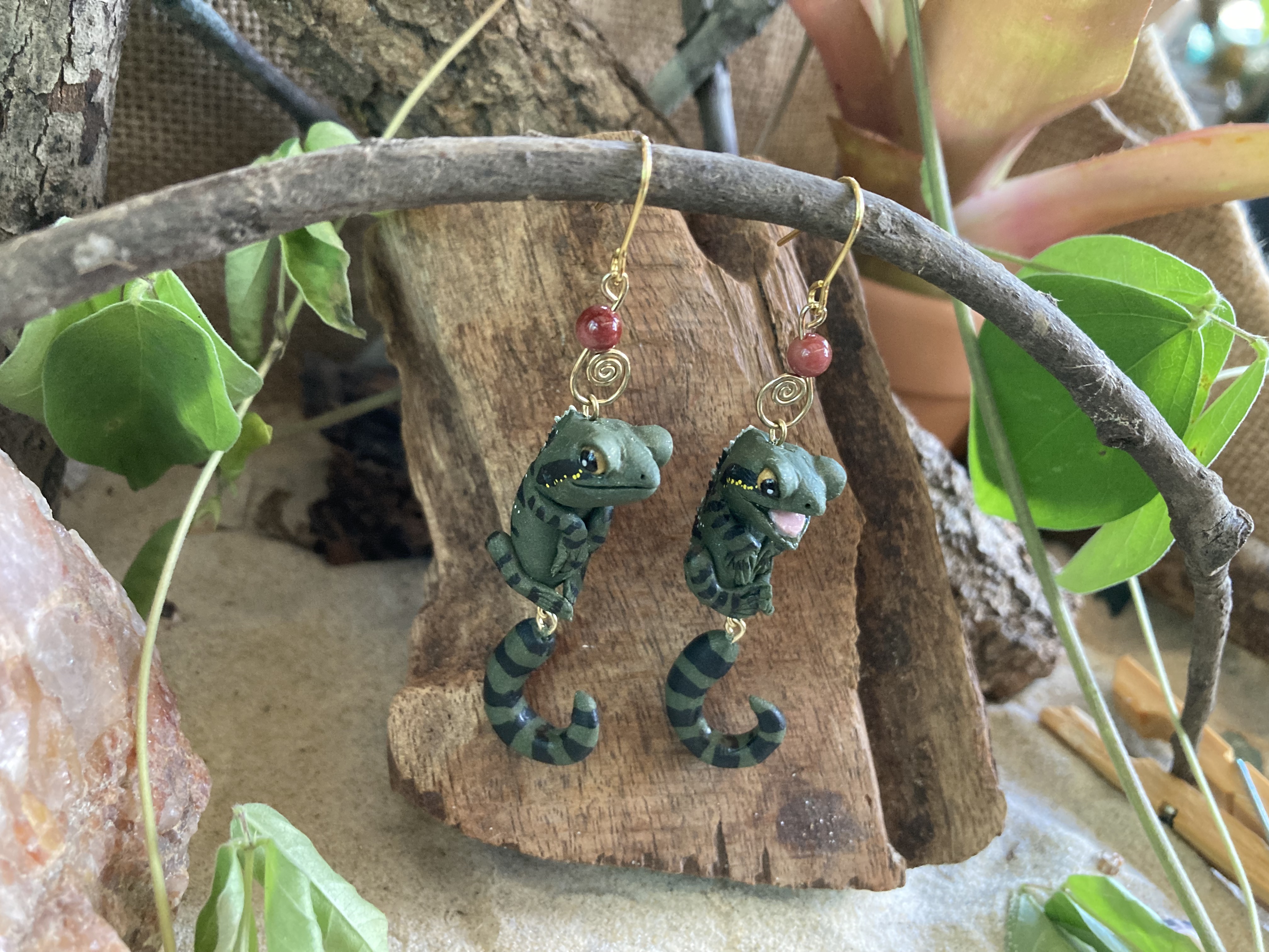 Eastern Water Dragon Earrings