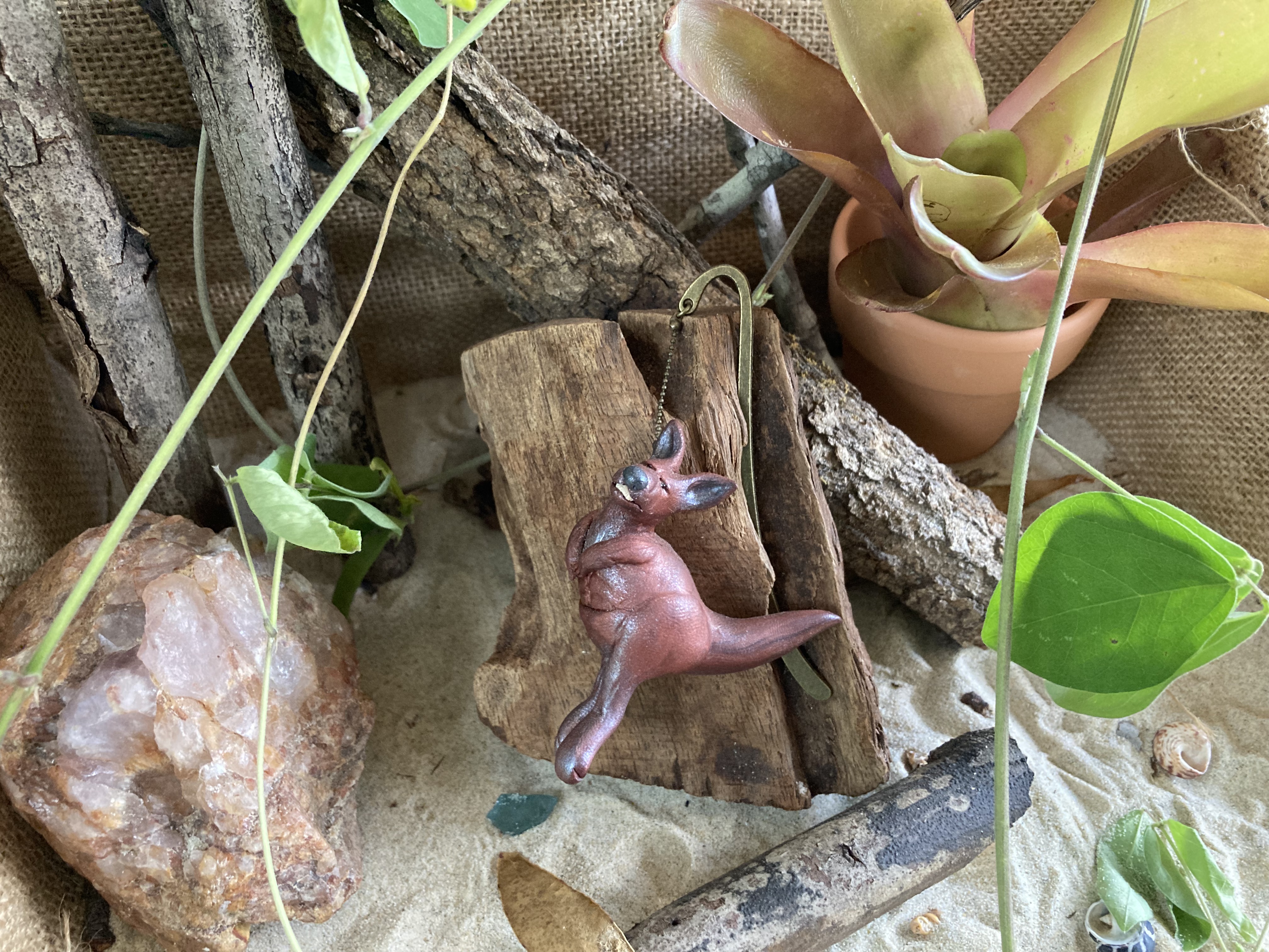 Red Kangaroo Bookmark