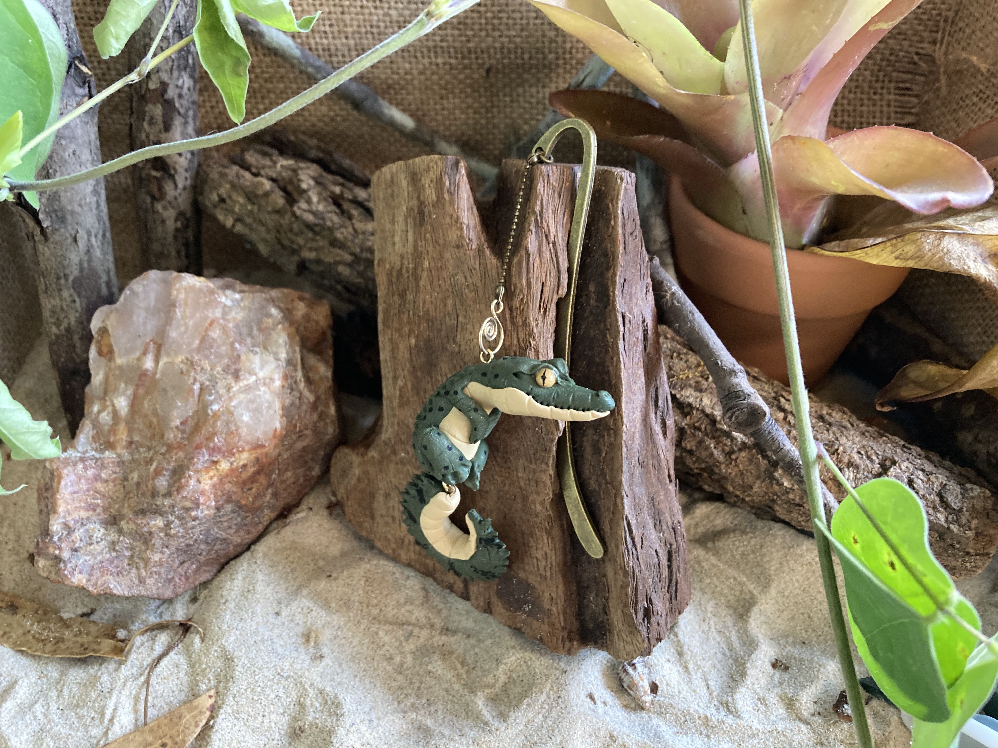 Saltwater Crocodile bookmark