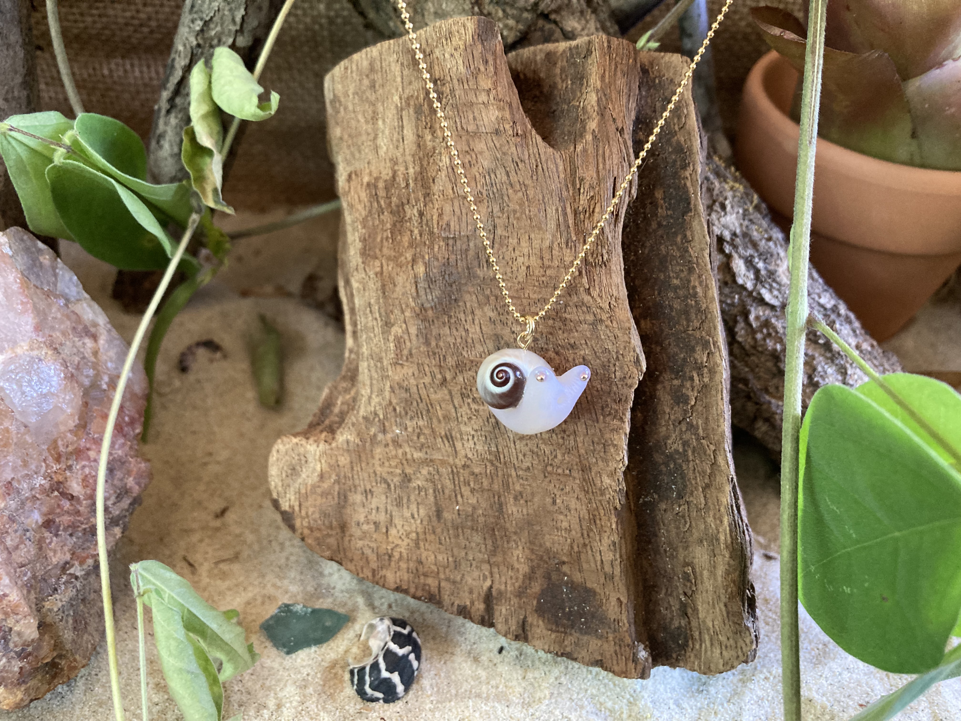 Snail Necklace