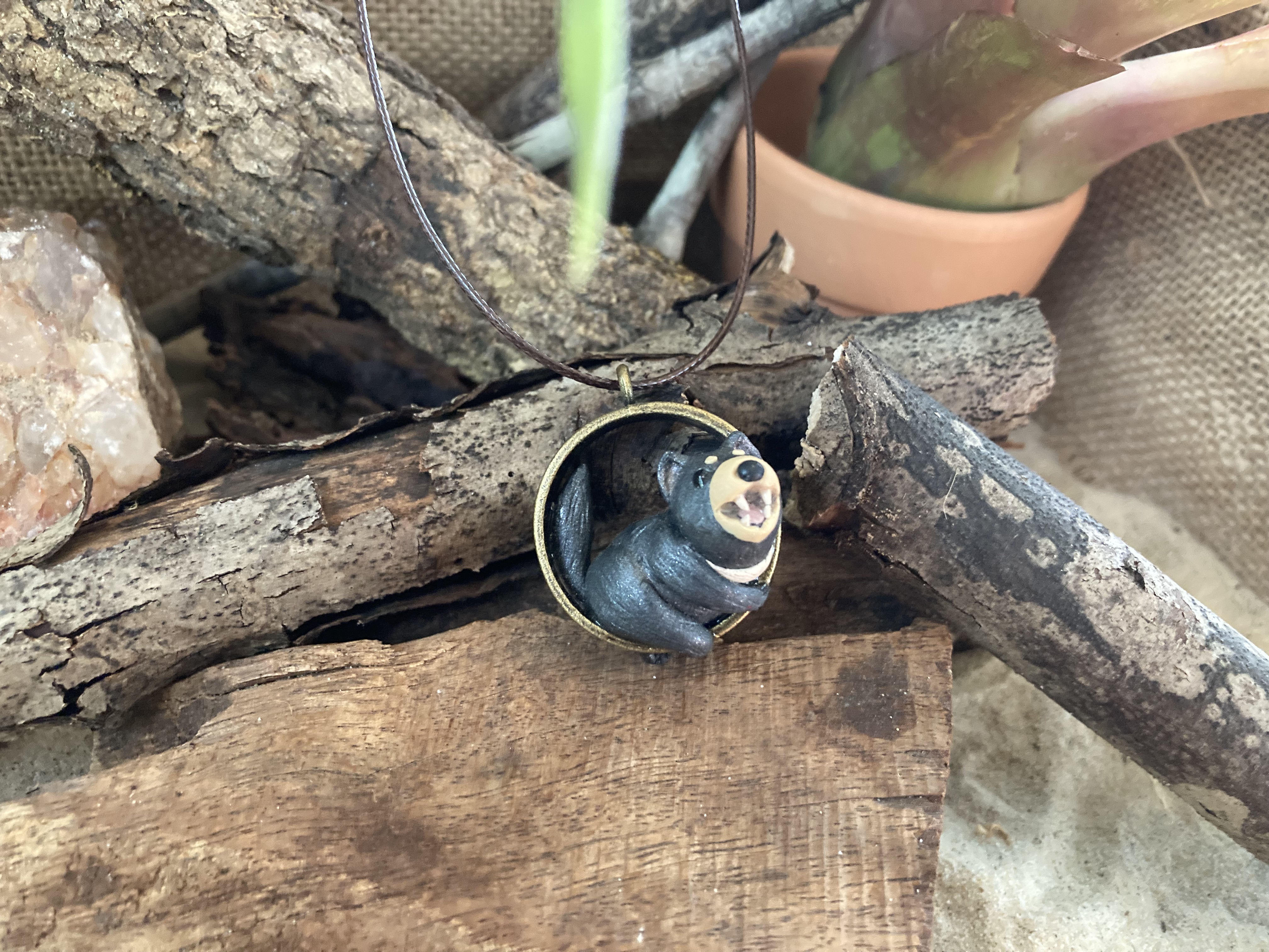 Tasmanian Devil Pendant Necklace