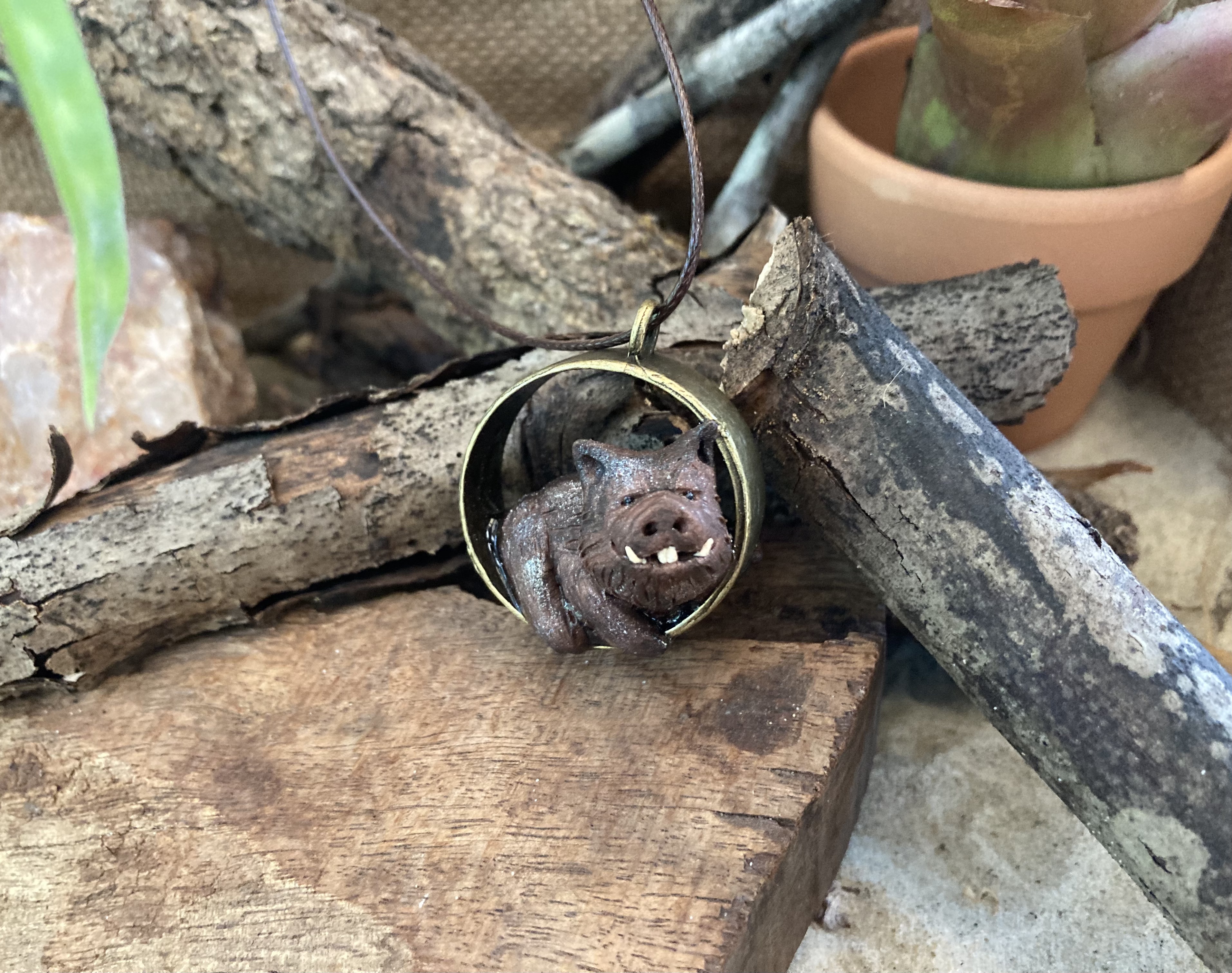 Kunekune Pendant Necklace