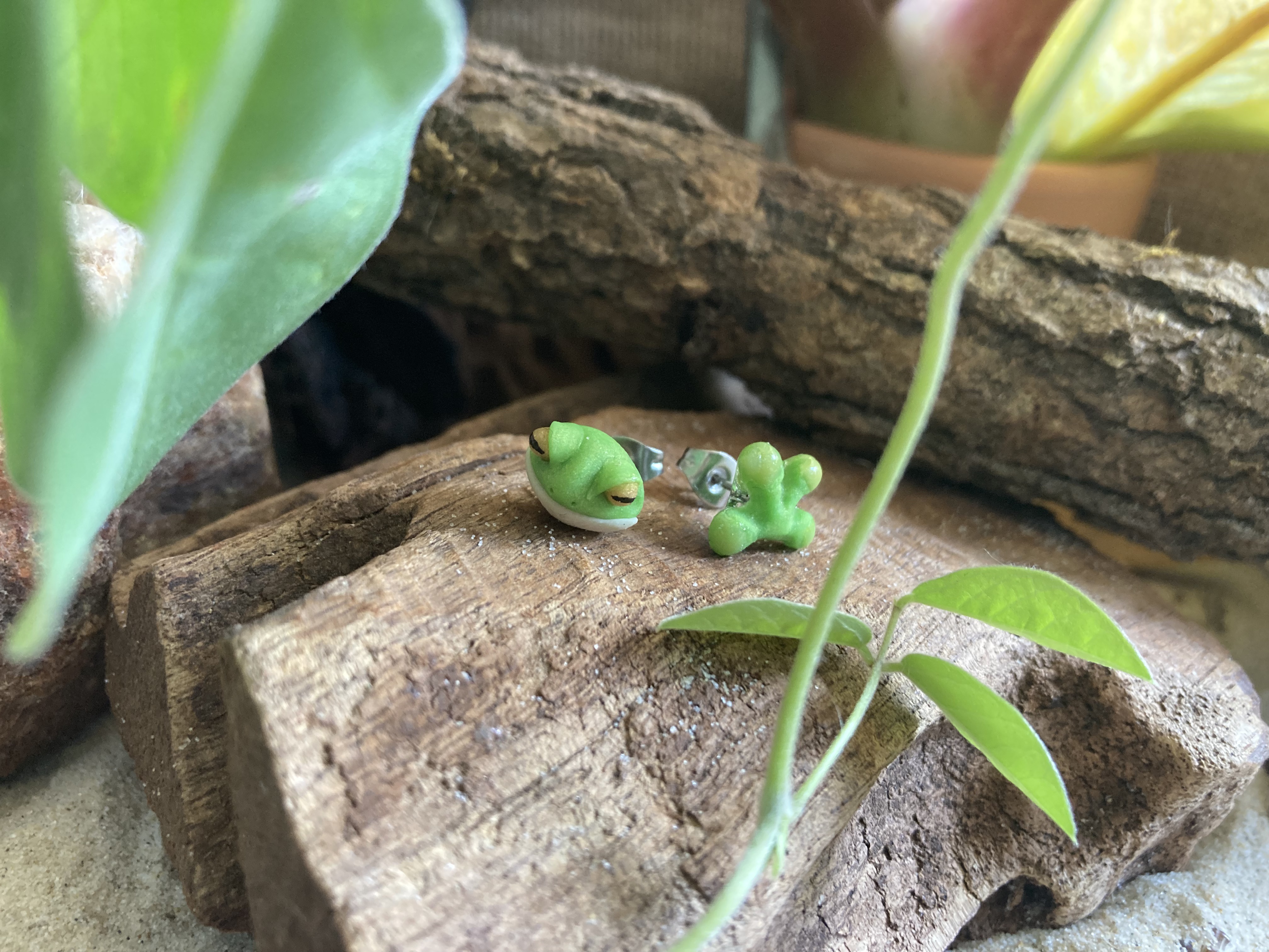Frog Head and Hand Studs