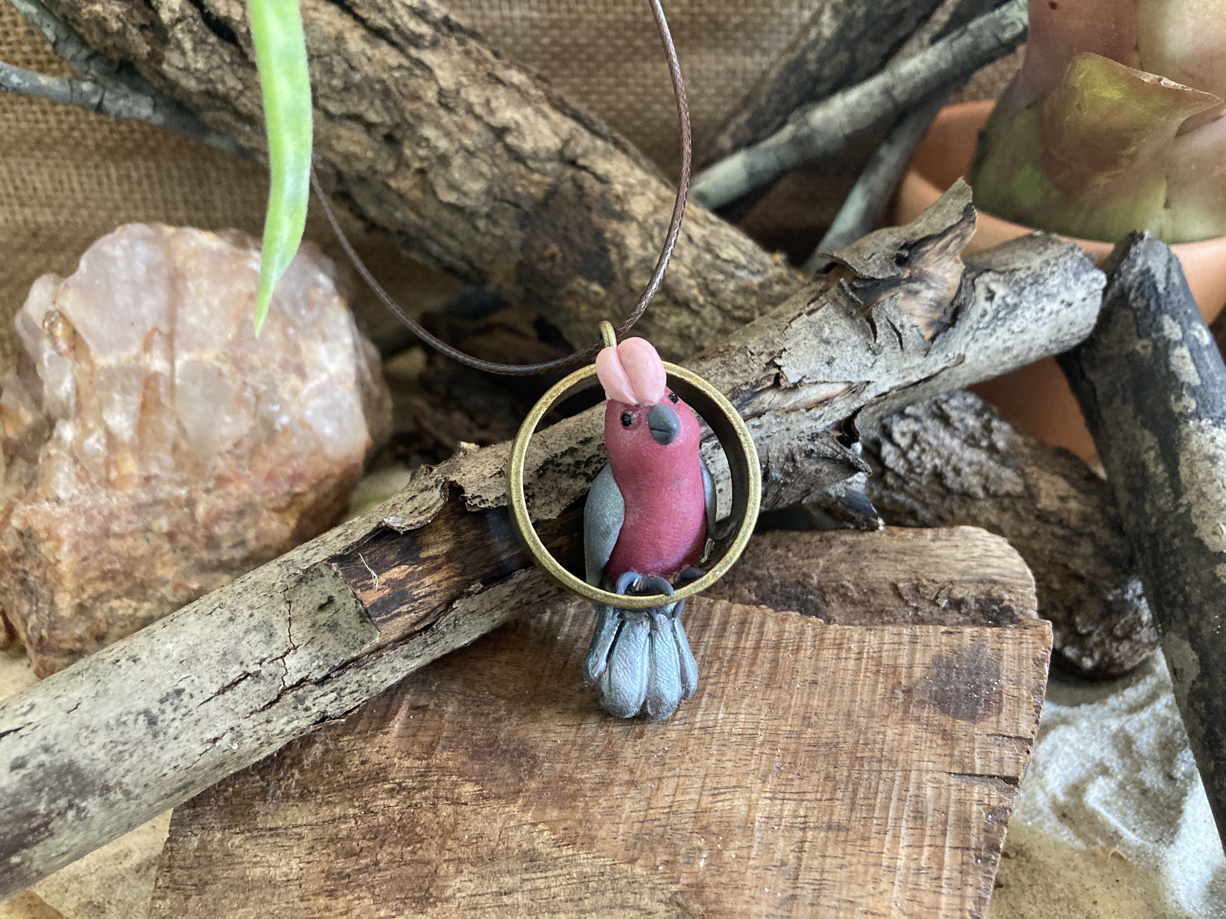 Galah Pendant Necklace