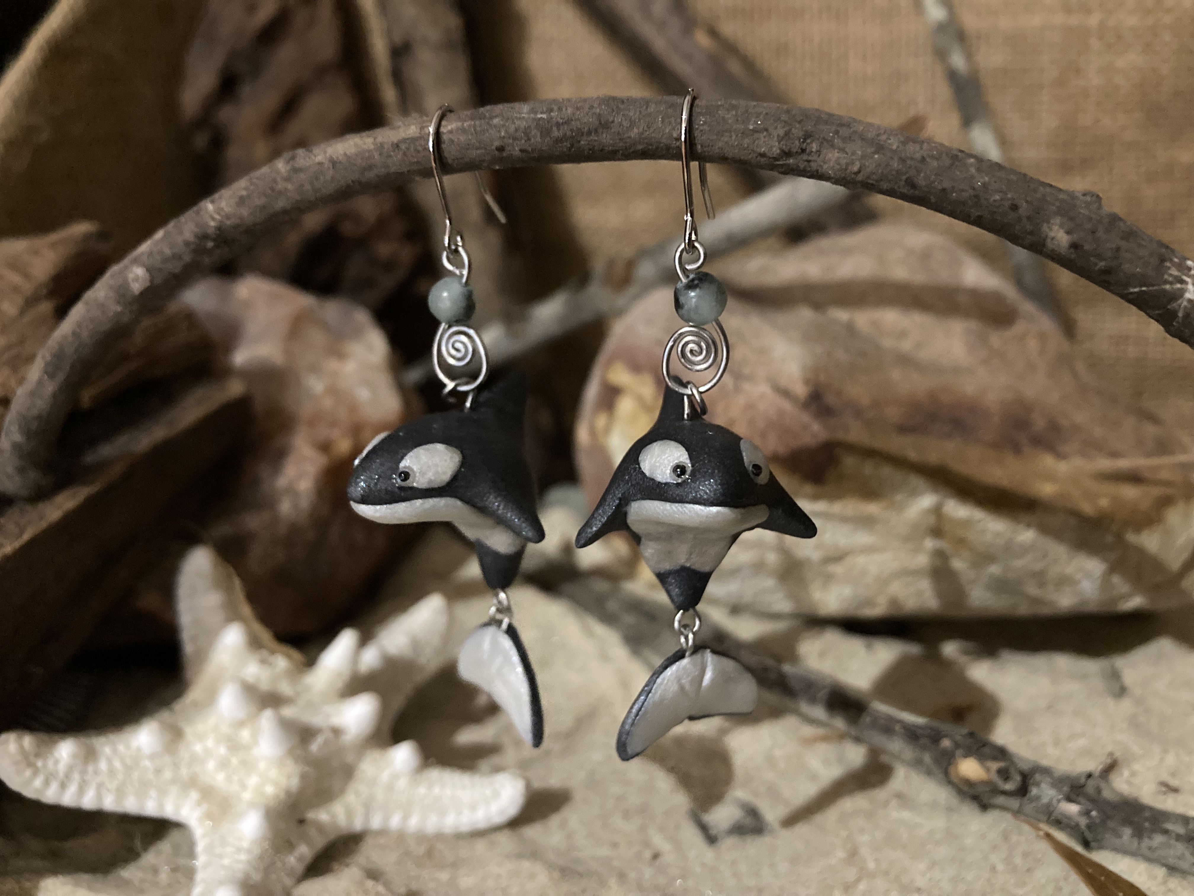 Orca Earrings