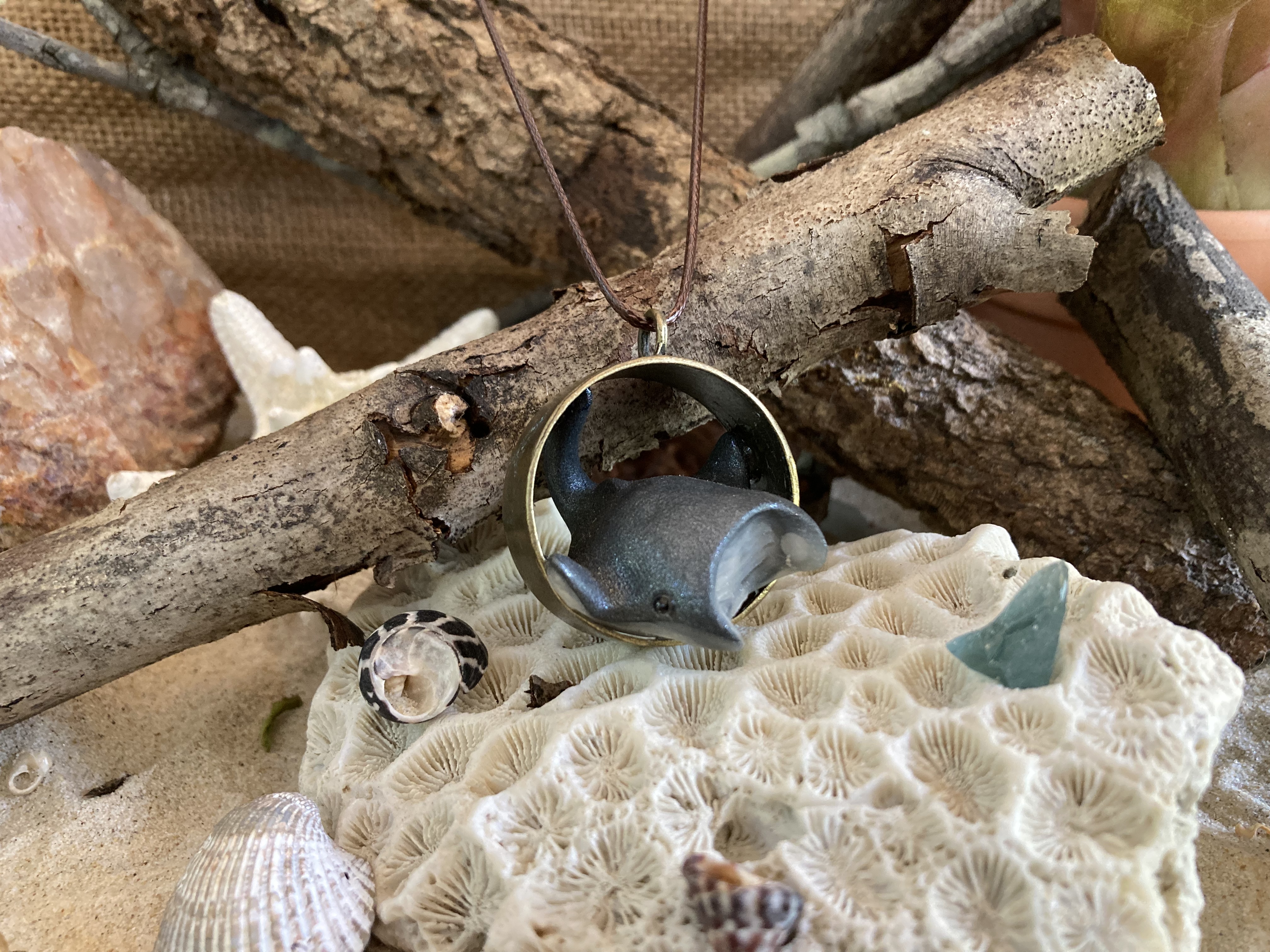Manta Ray Pendant Necklace