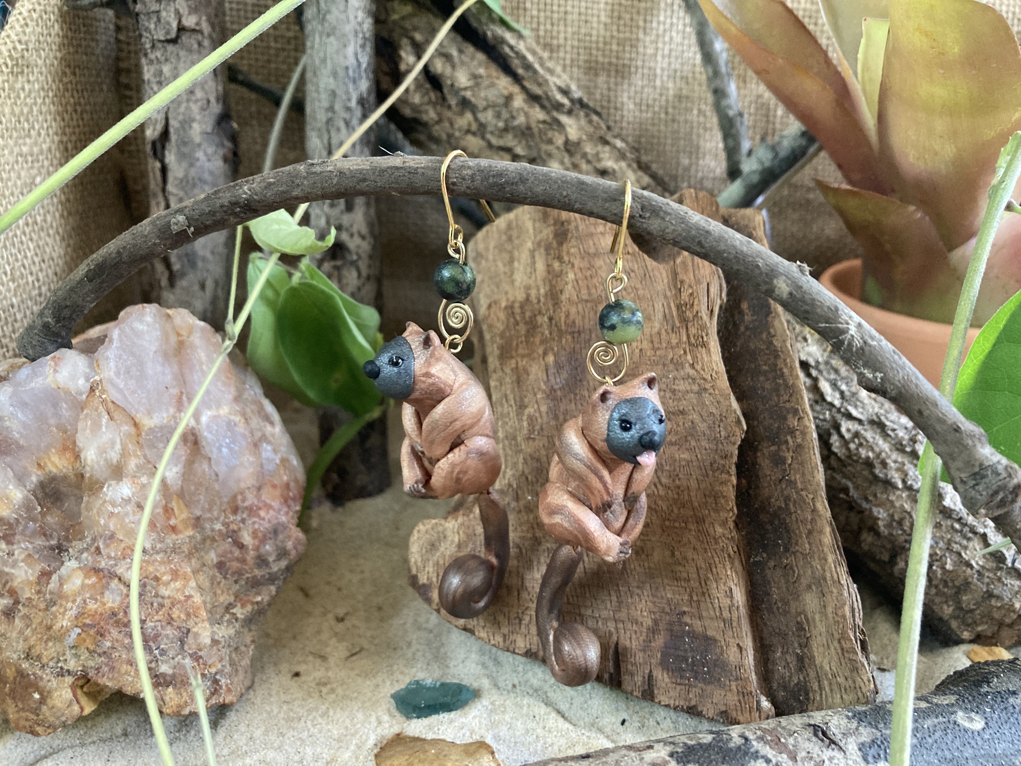 Lumholtz's Tree Kangaroo Earrings