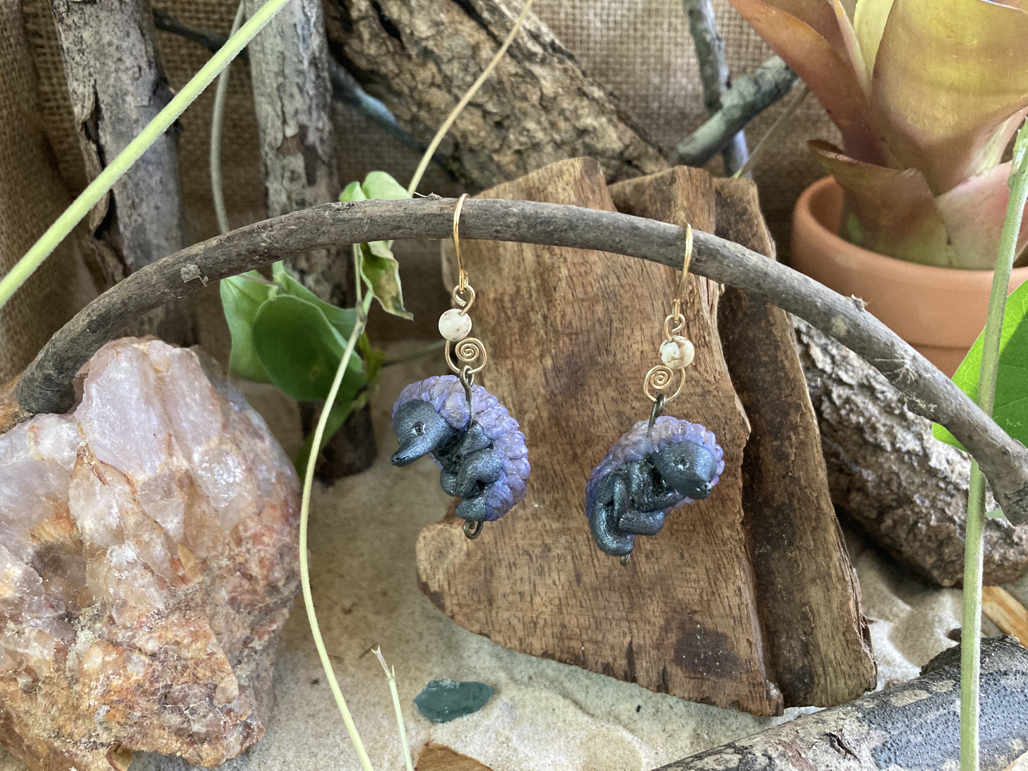Echidna Earrings