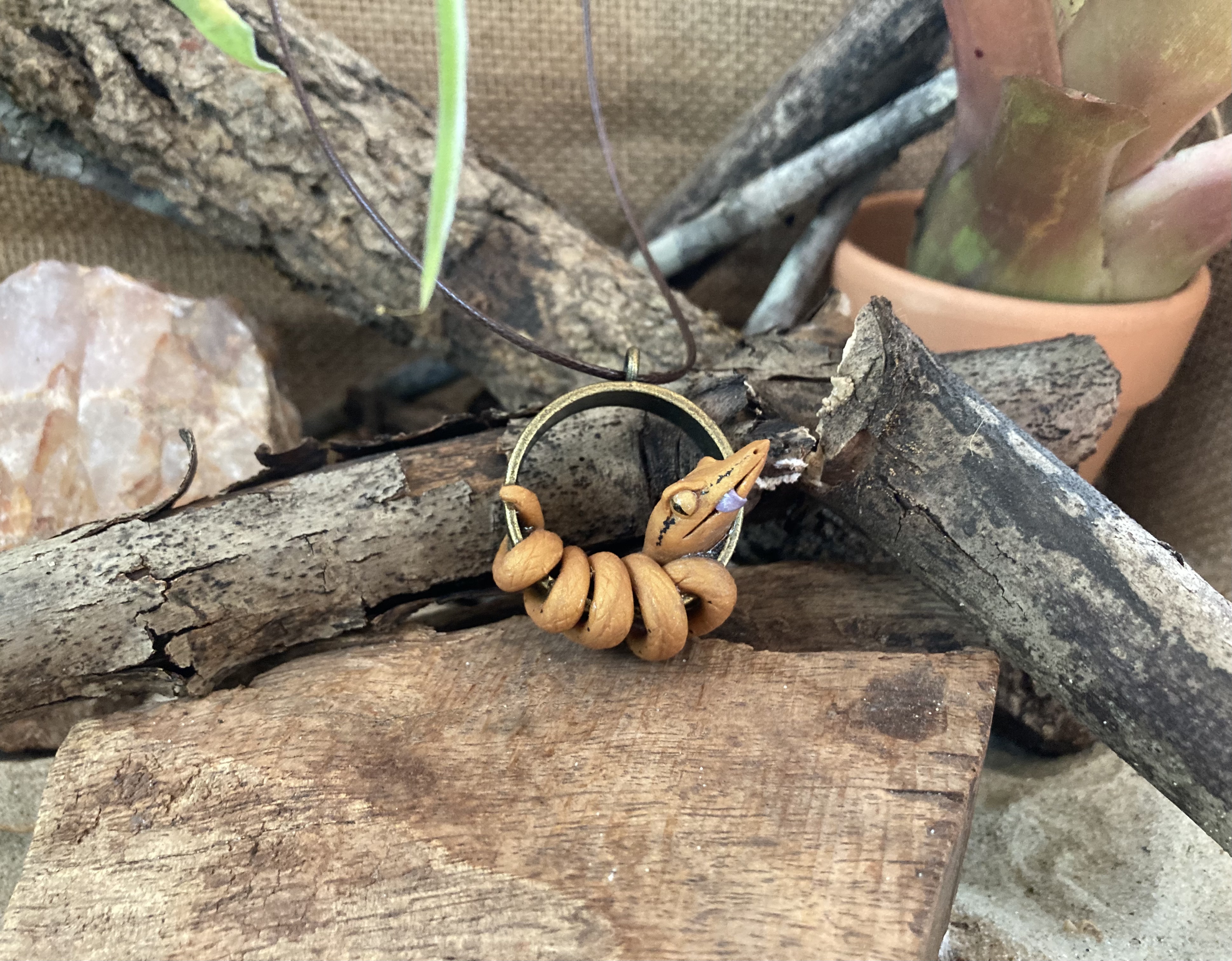 Burton's Legless Lizard Pendant Necklace