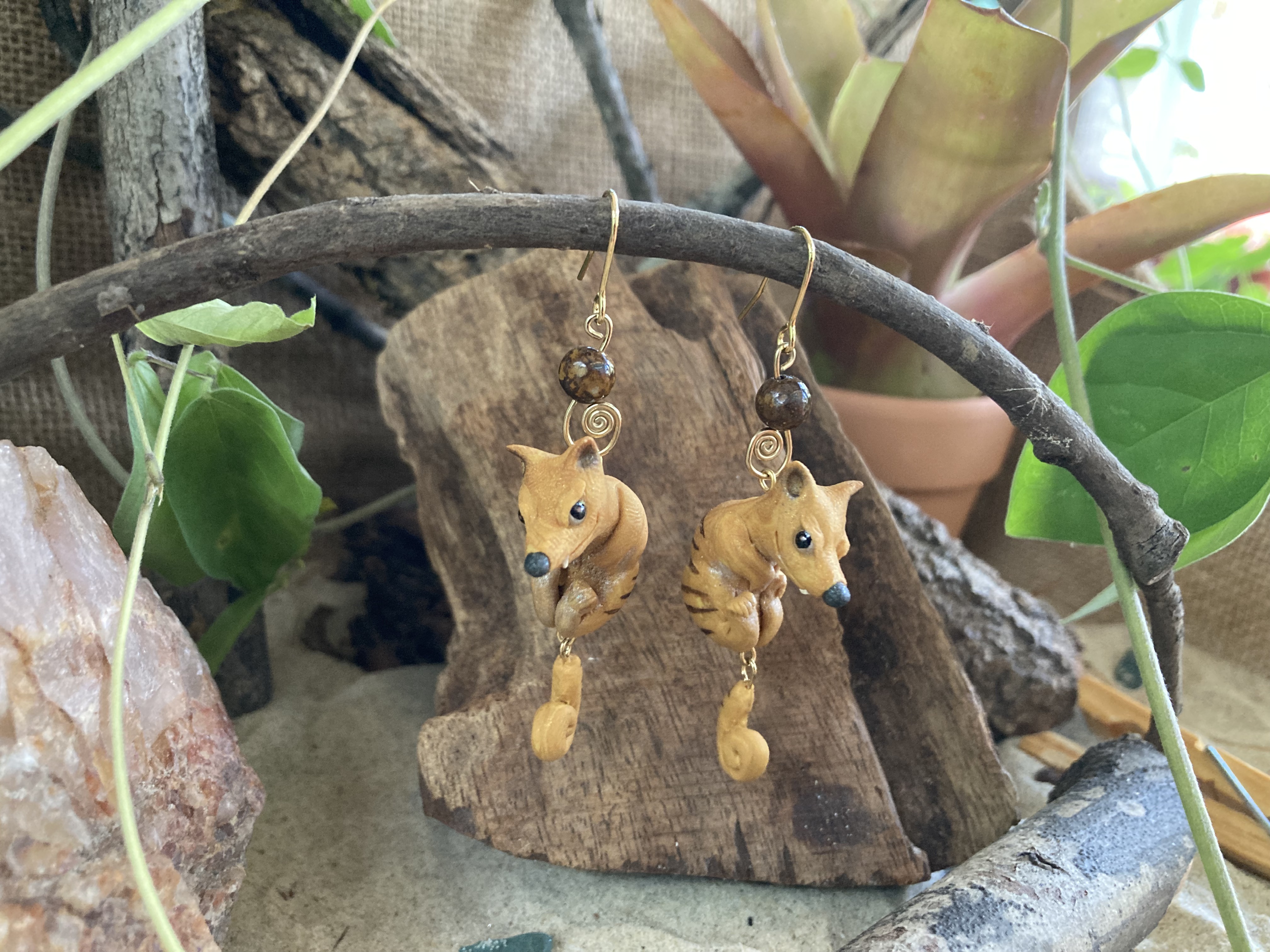 Tasmanian Tiger Earrings