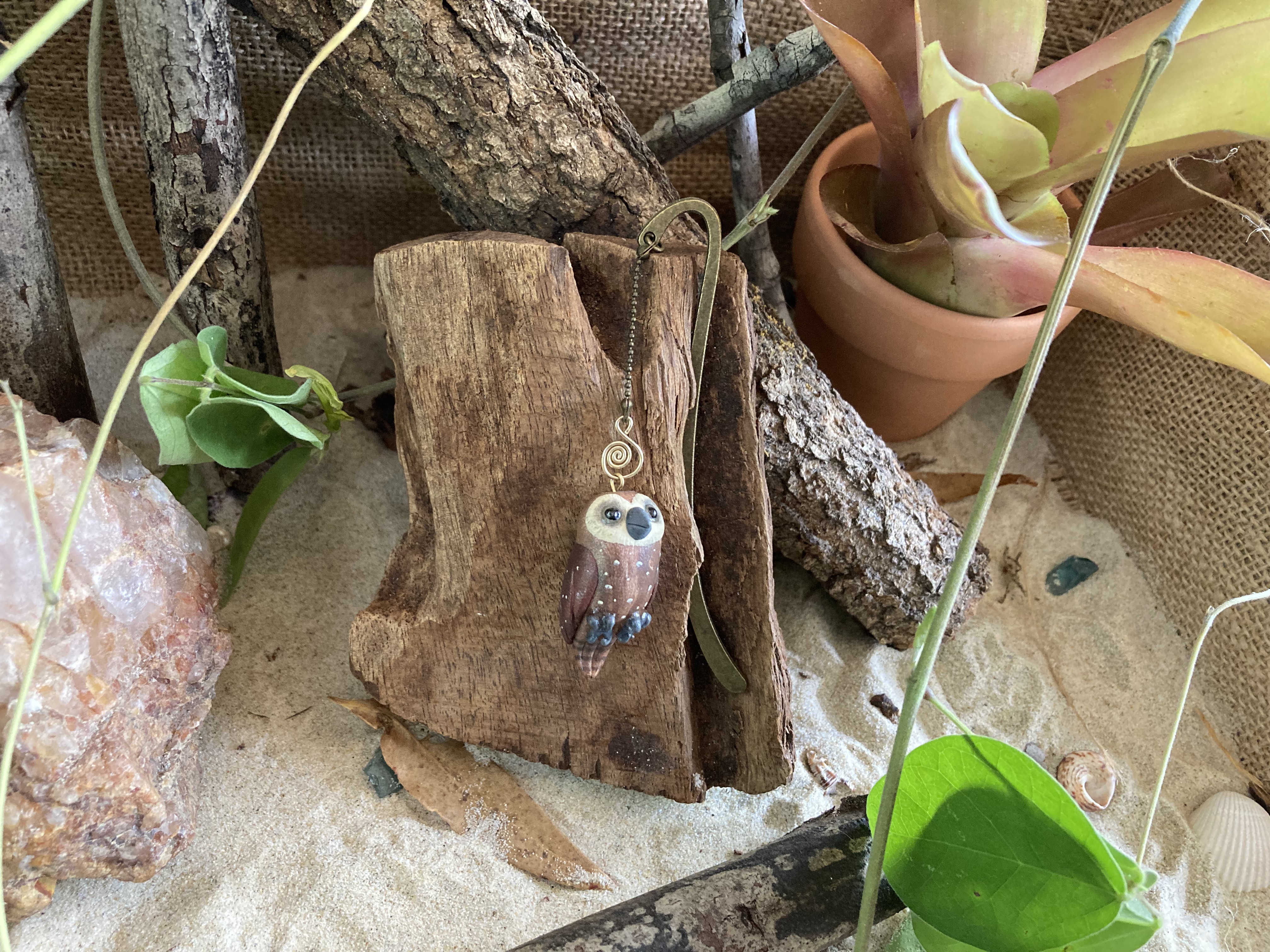 Australian Boobook Bookmark