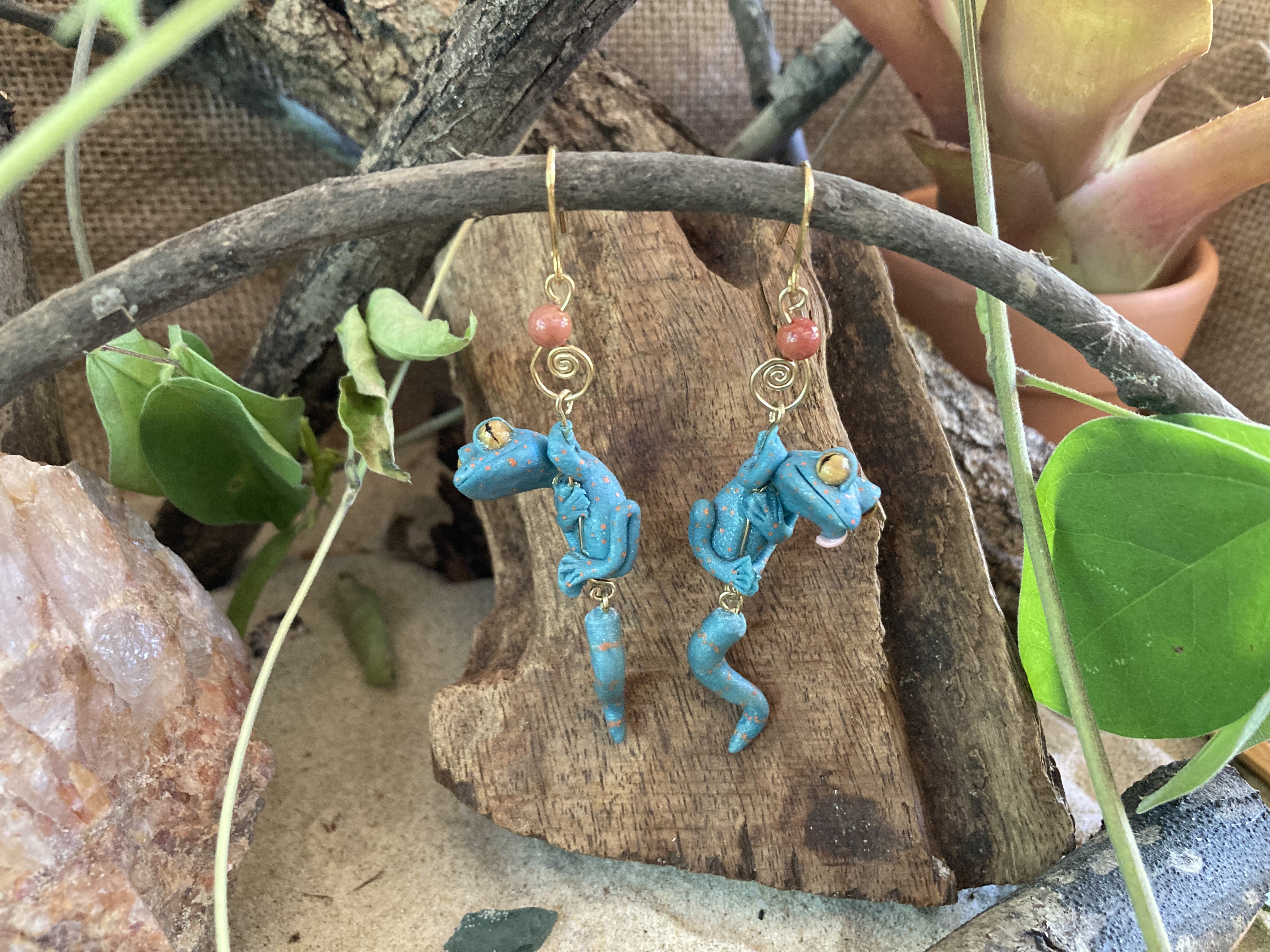 Tokay Gecko Earrings