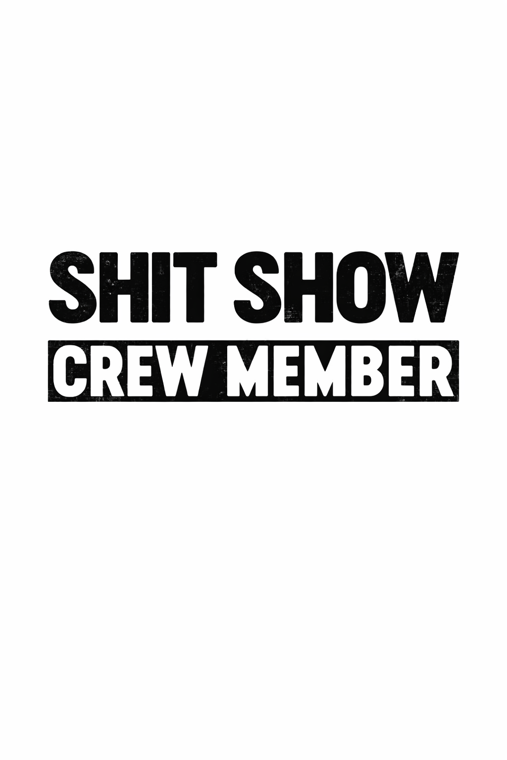 Crew Member Vinyl Sticker