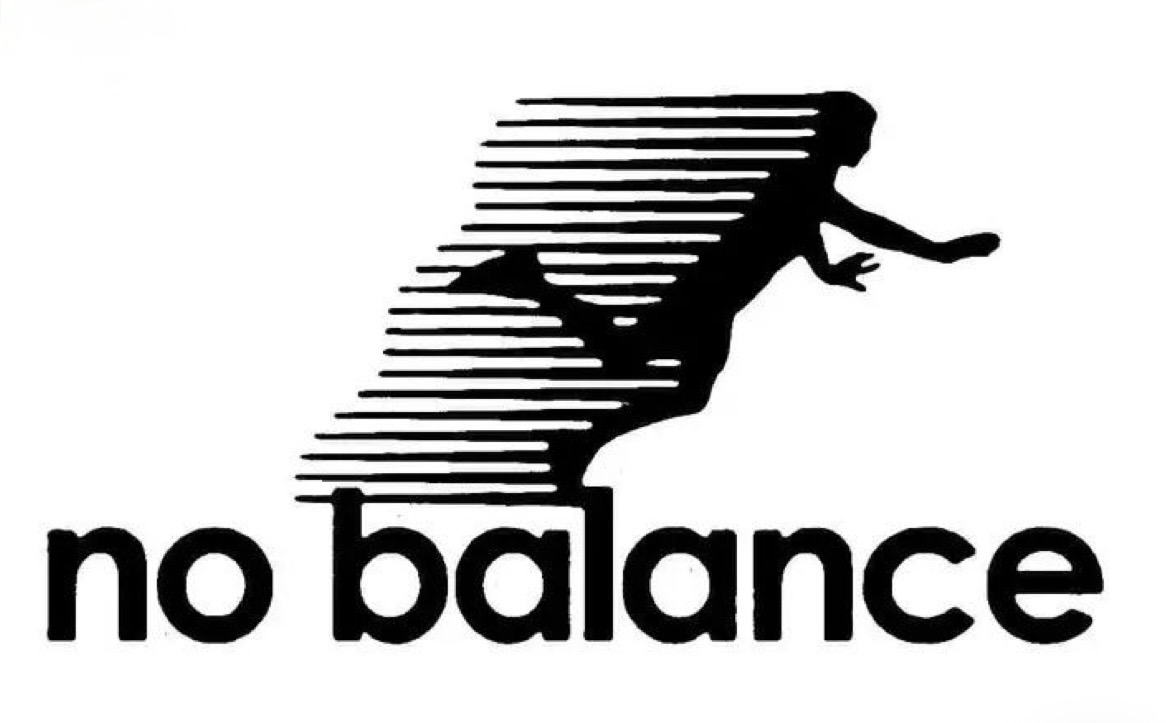 No Balance Vinyl Sticker