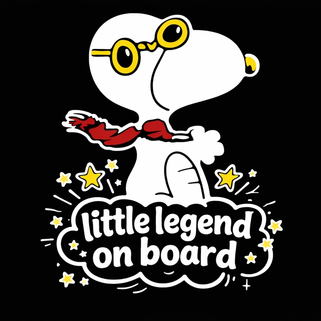 Little Legend On Board Vinyl Sticker