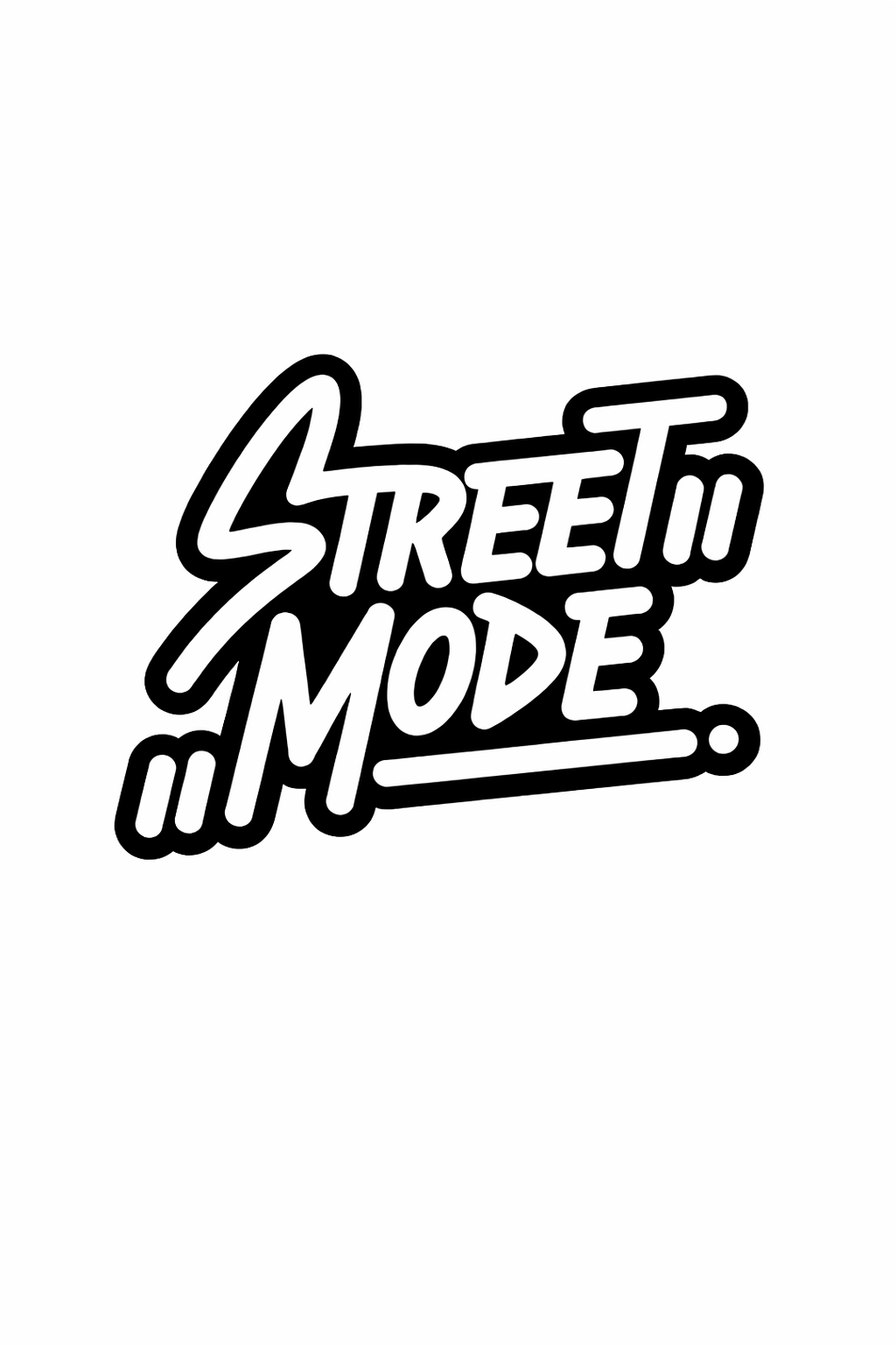Street Mode Vinyl Sticker