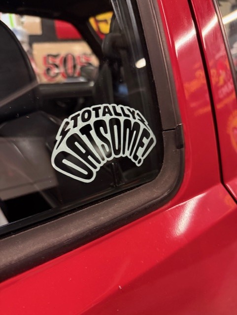 Totally Oatsome Vinyl Sticker