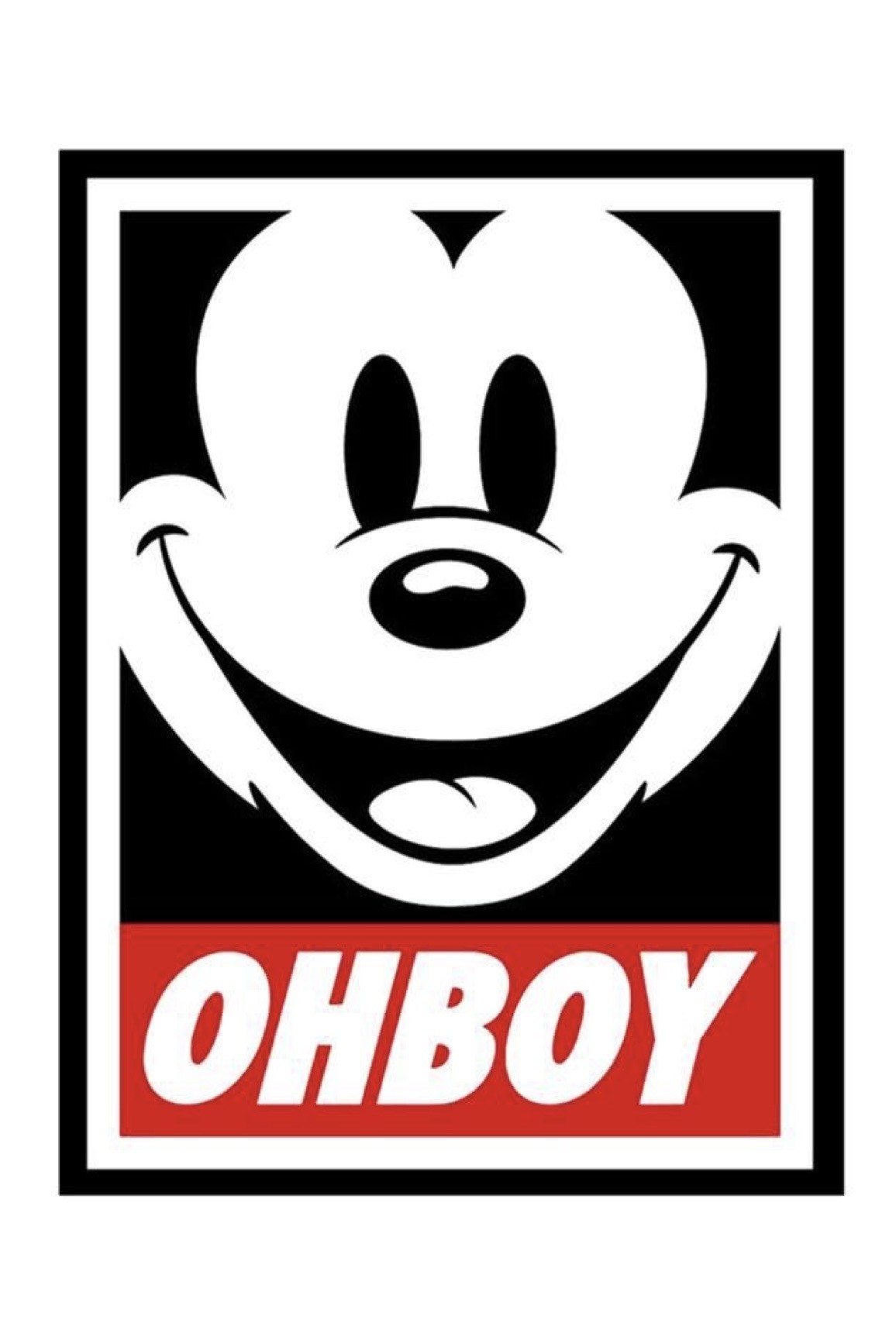 Oh Boy Vinyl Sticker
