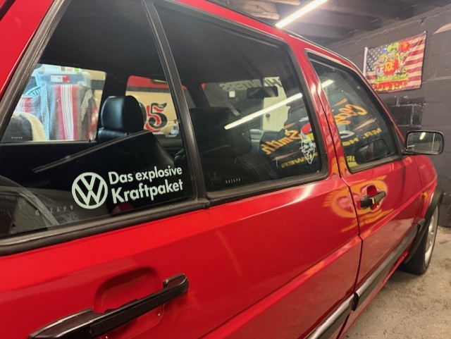 VW Window Vinyl Sticker 