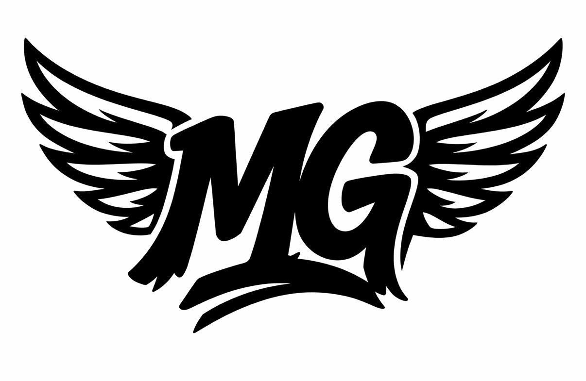Mg With Wings Vinyl Sticker