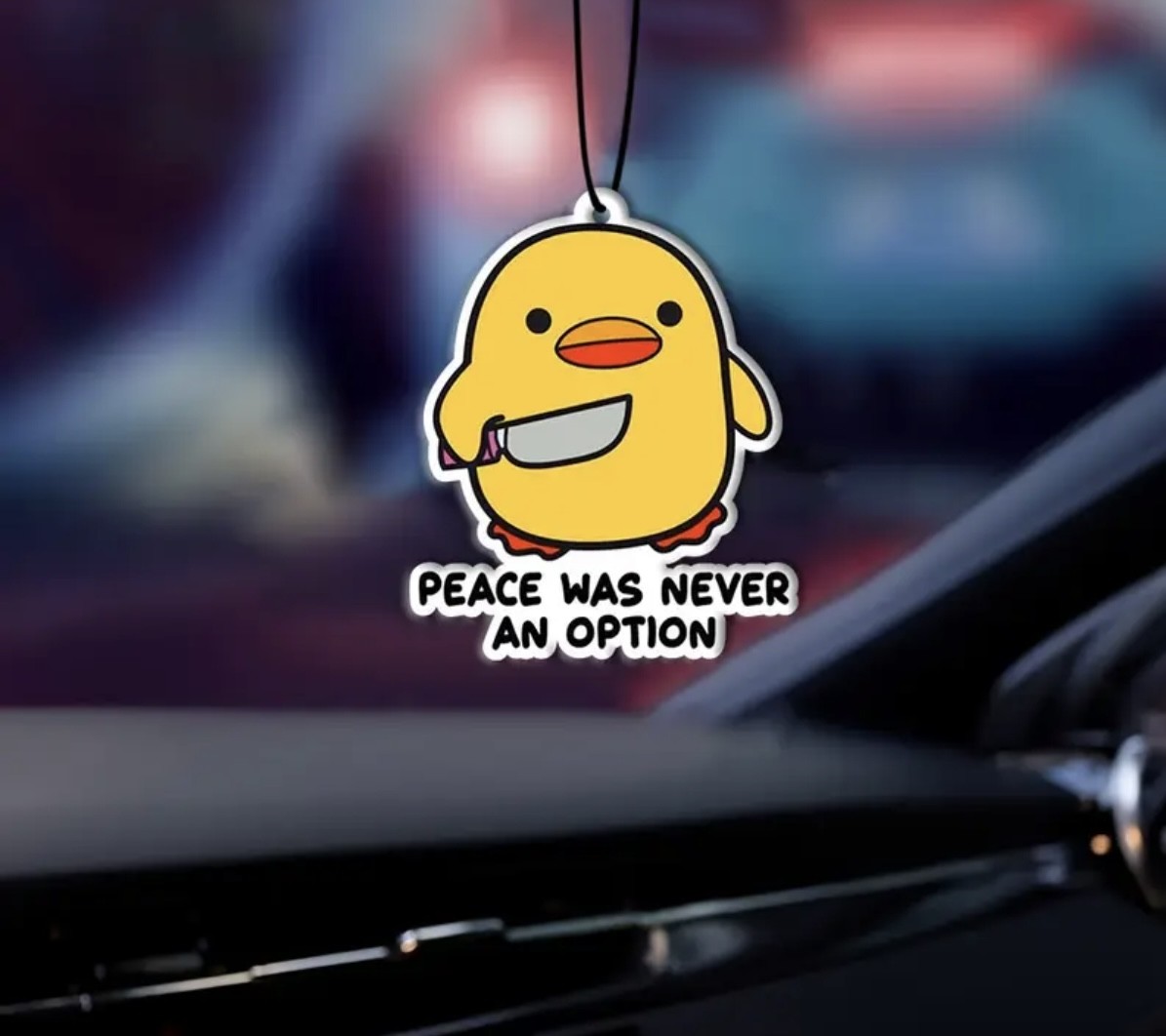 Peace Was Never An Option Air Freshener