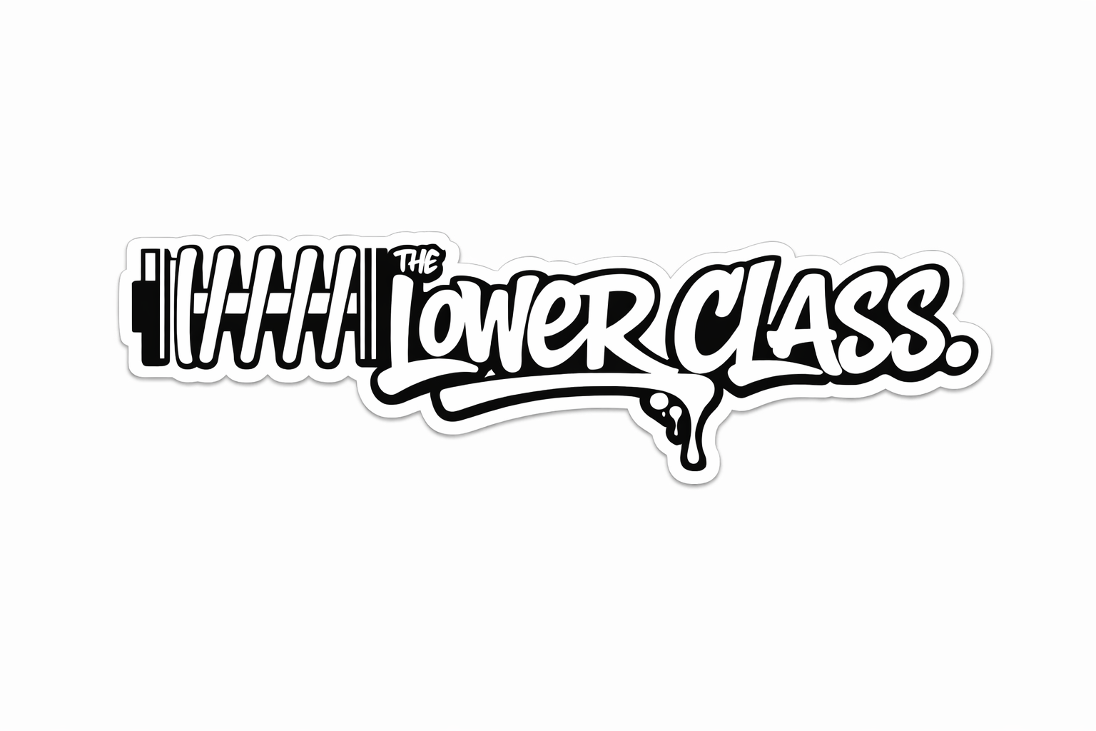 The Lower Class Vinyl Sticker