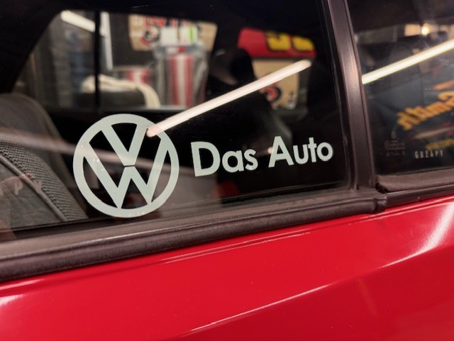 VW ‘Das Auto’ Car Decal