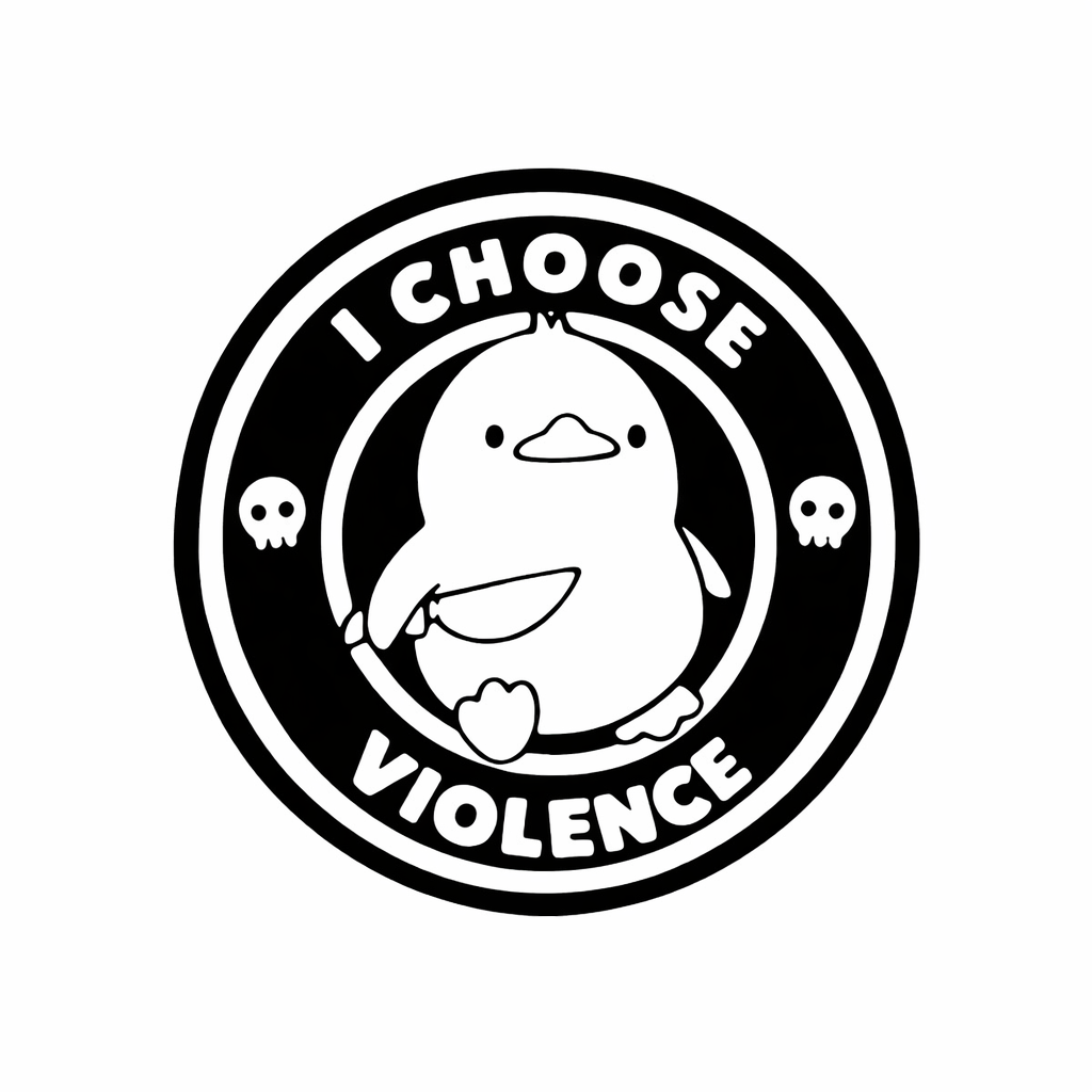 I Choose Violence Vinyl Sticker