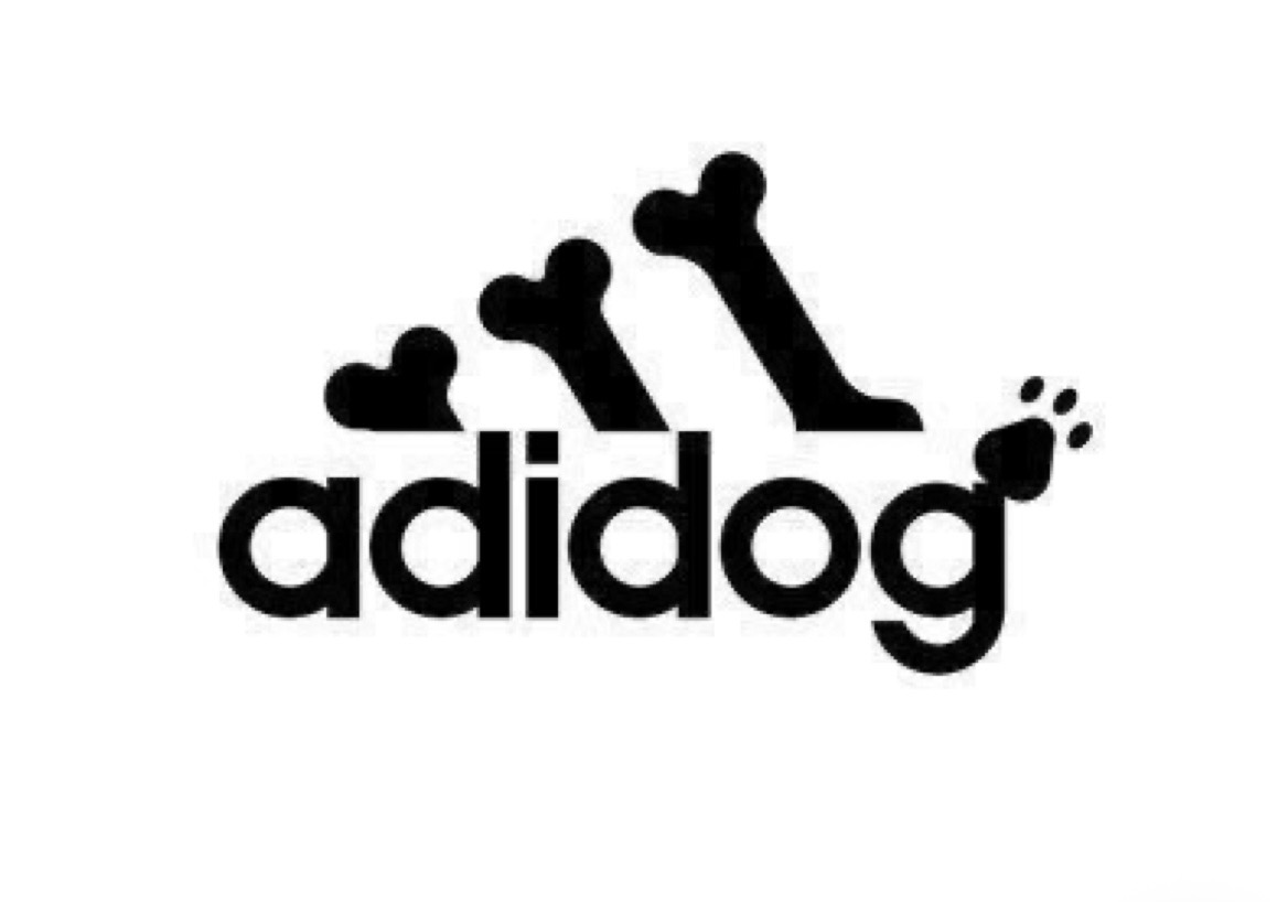 Adidog Vinyl Sticker