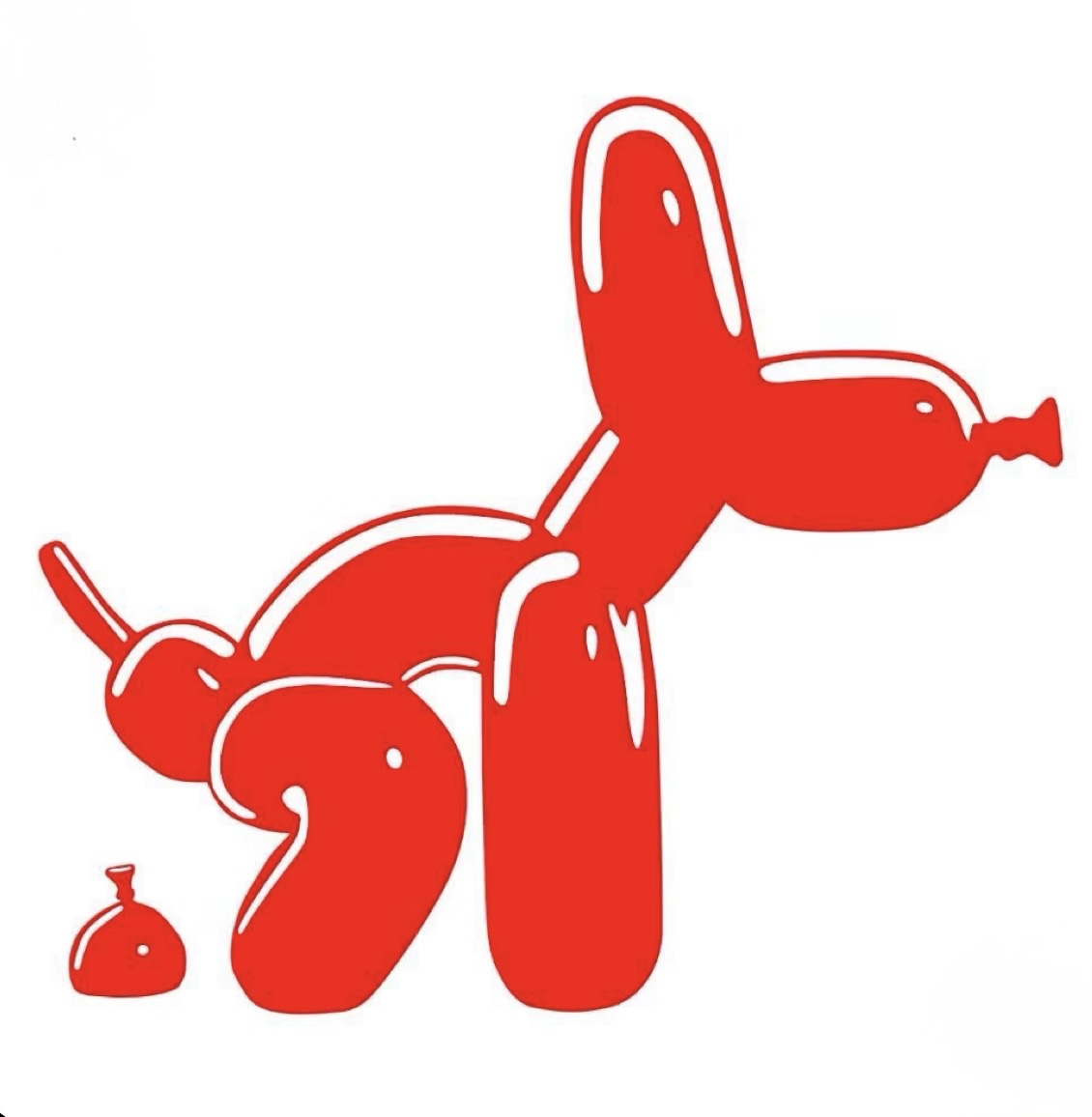 Balloon Dog Vinyl Sticker